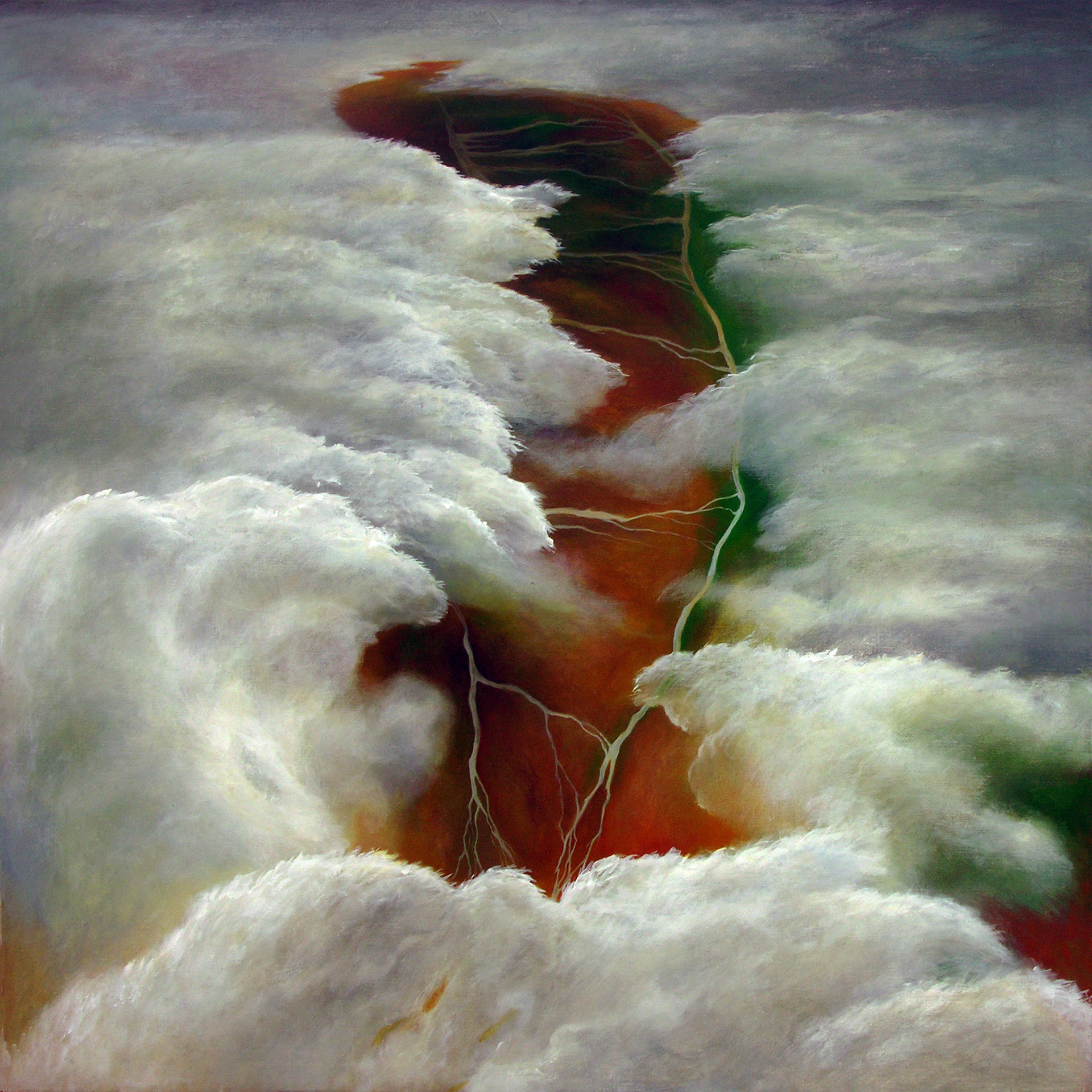 Acrílico/ lienzo._146 x 146 cm