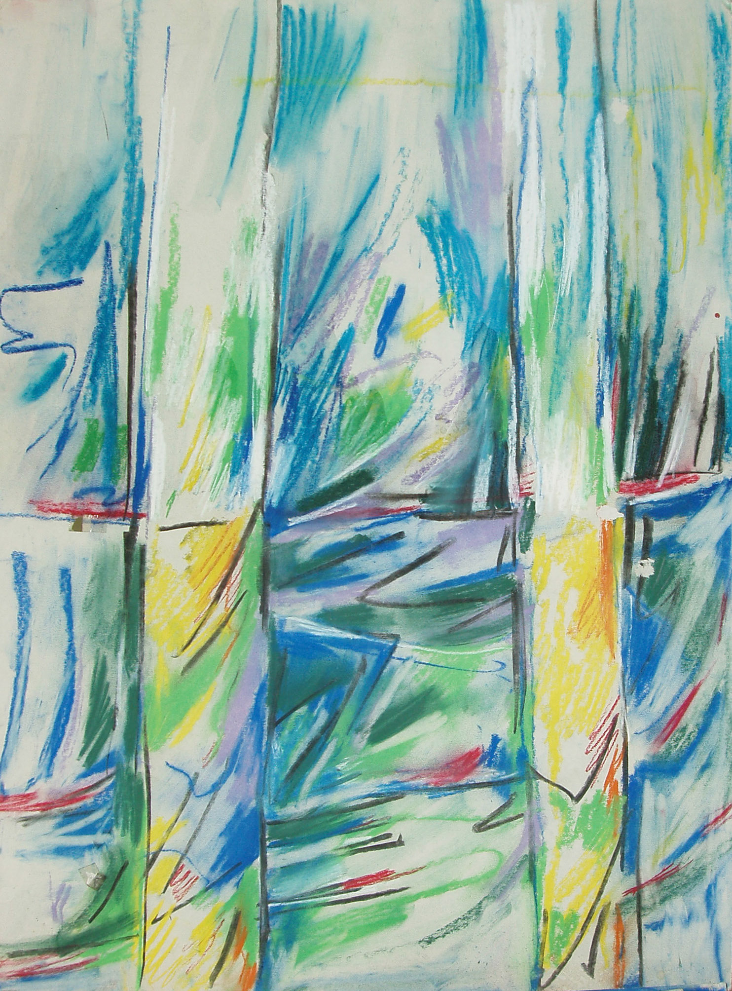 Pastel/ cartulina._70x50cm