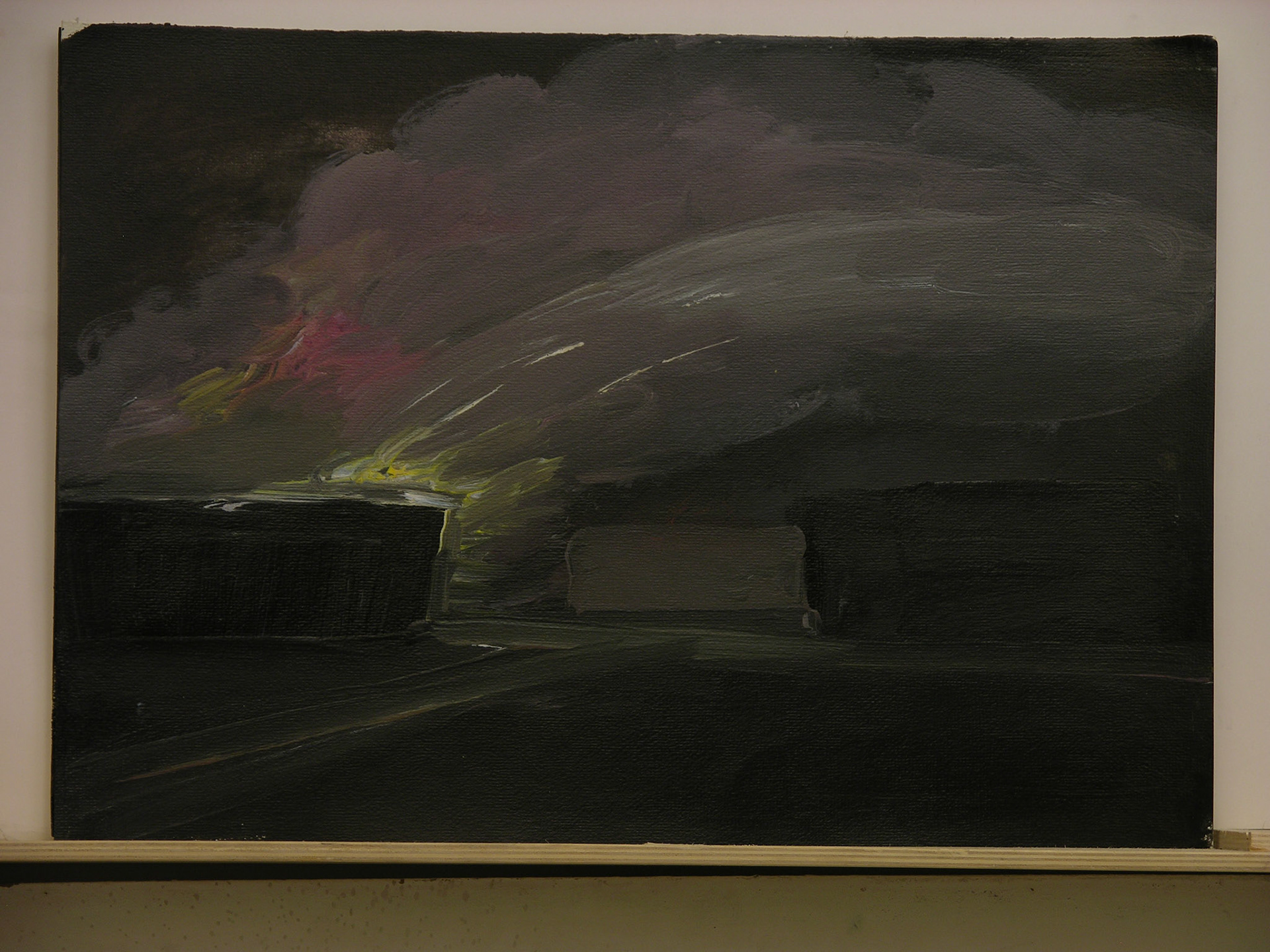 aguada  acrílica/cartulina._34,5x50cm