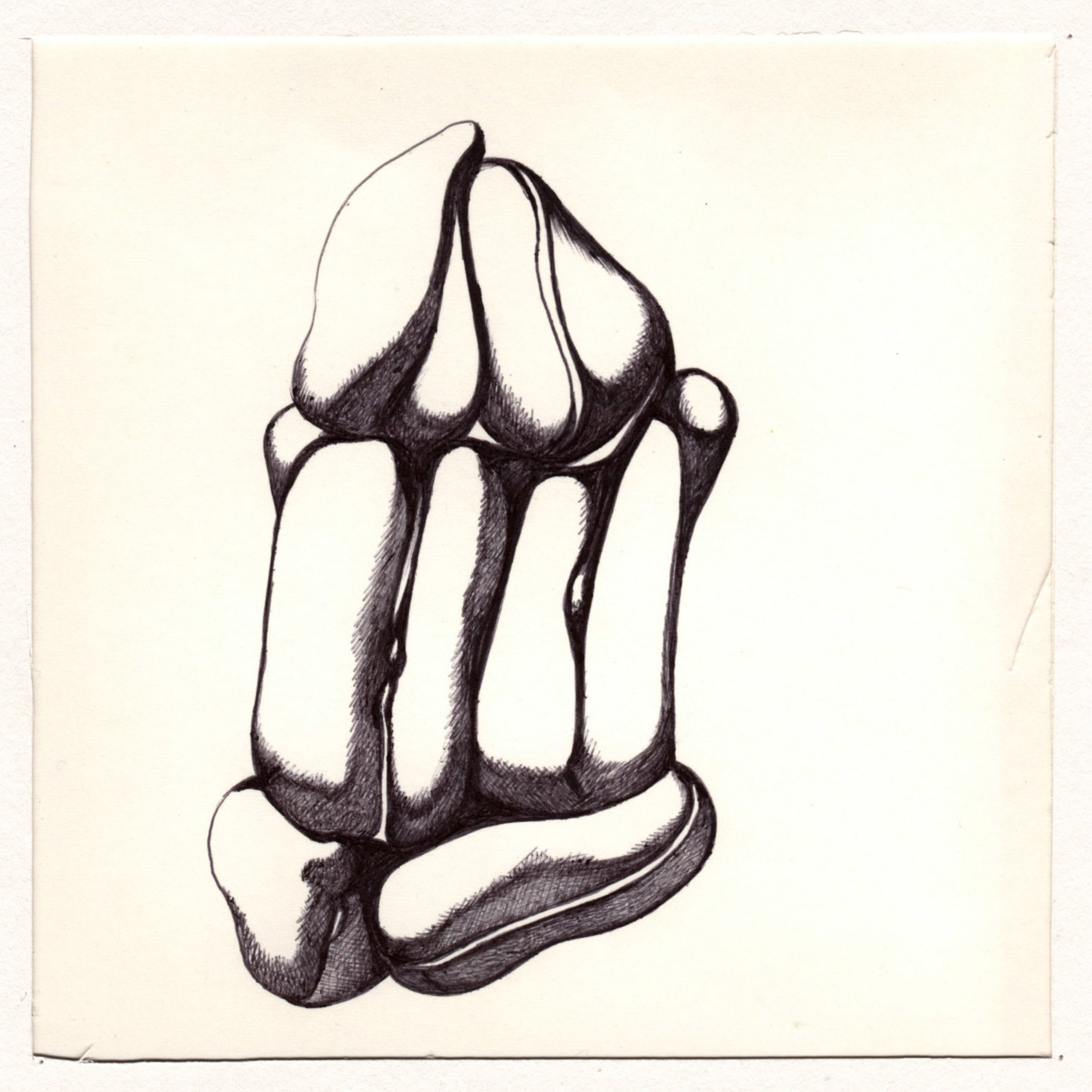 boligrafo/papel._ 14,3 x 14,3 cm