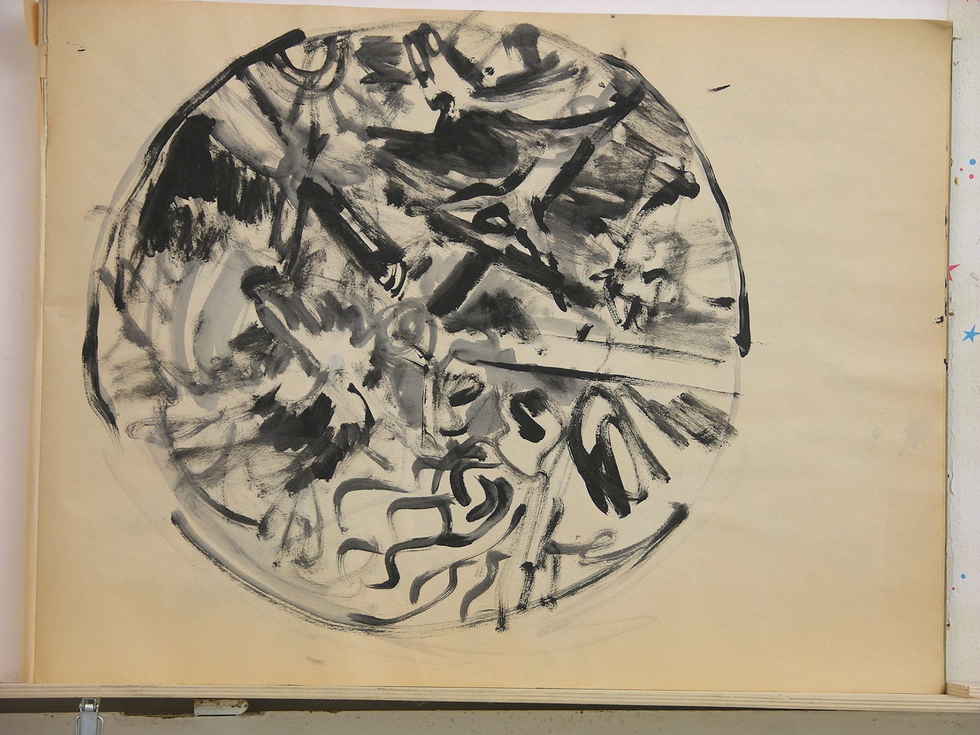 Aguada acrílica.- 46 x 60,5cm