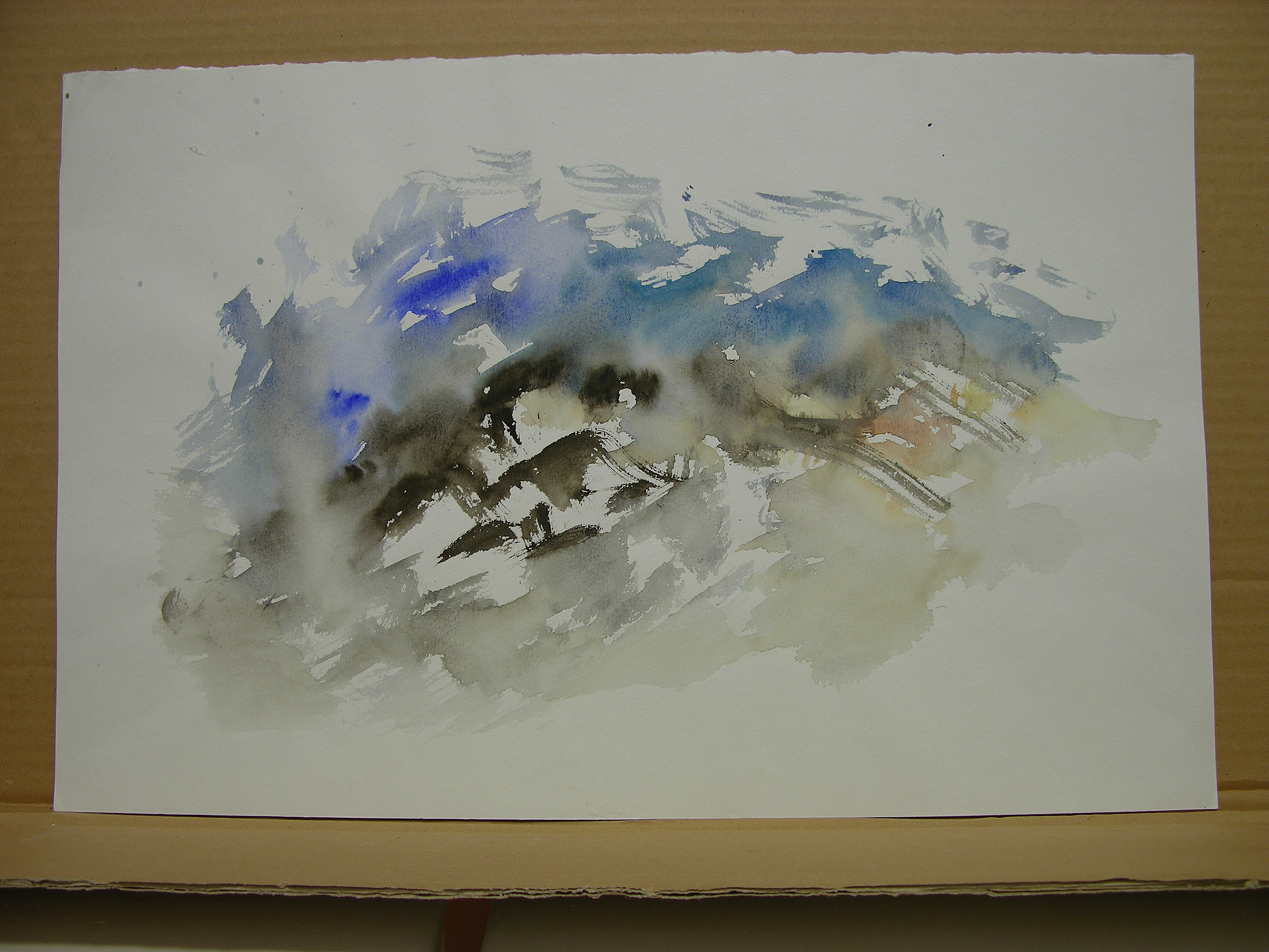 Acuarela/papel.- 32,4x50cm