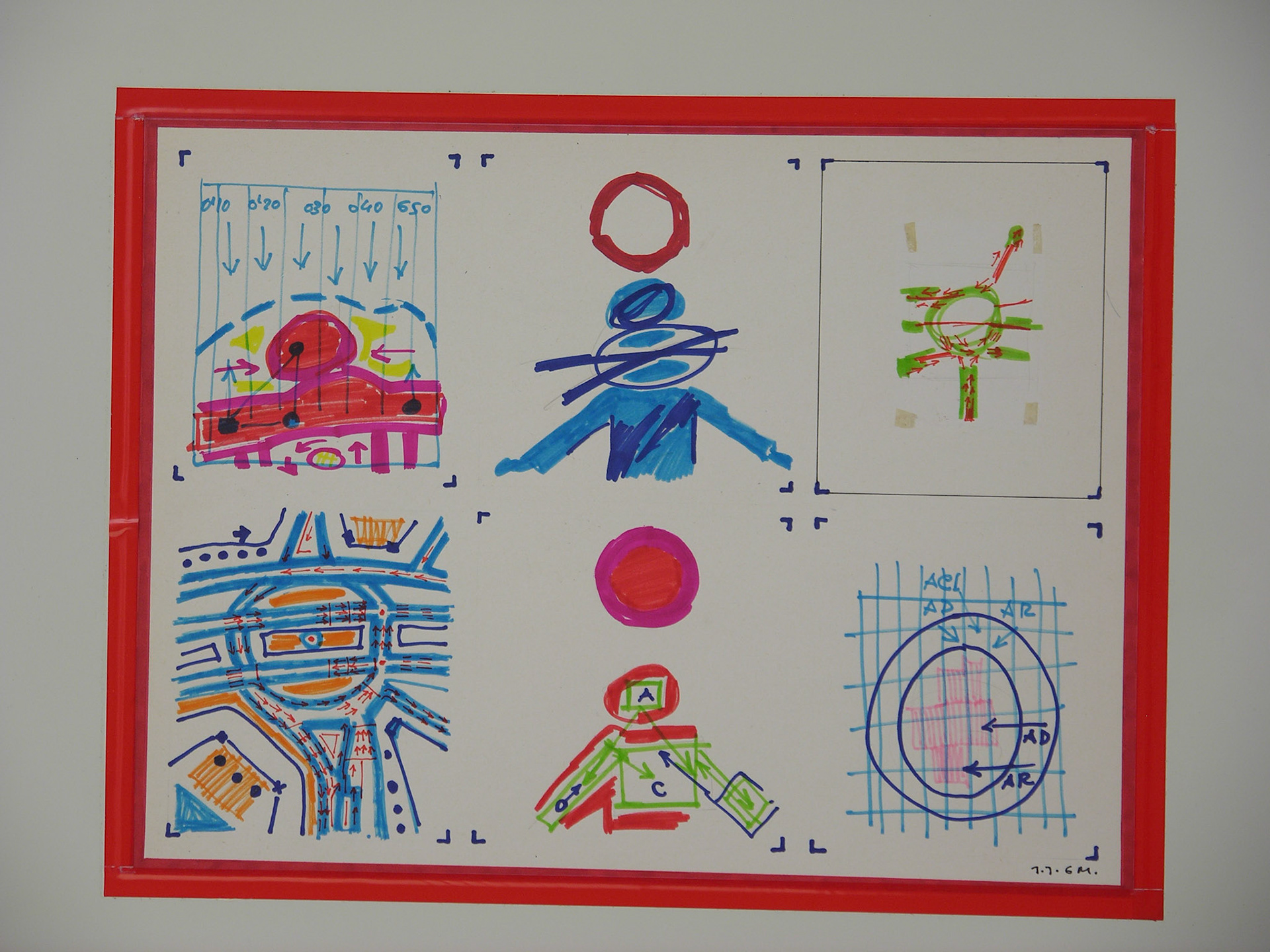 Técnica mixta.- 95,5 x 70cm