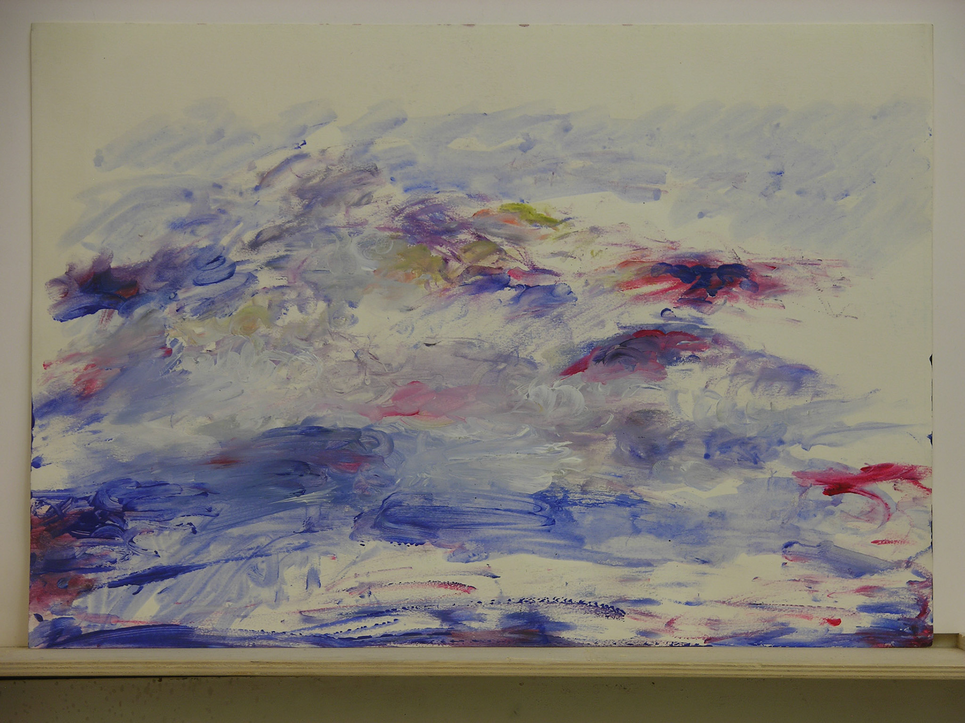 Acrílico/cartulina.-34,5x49,6cm