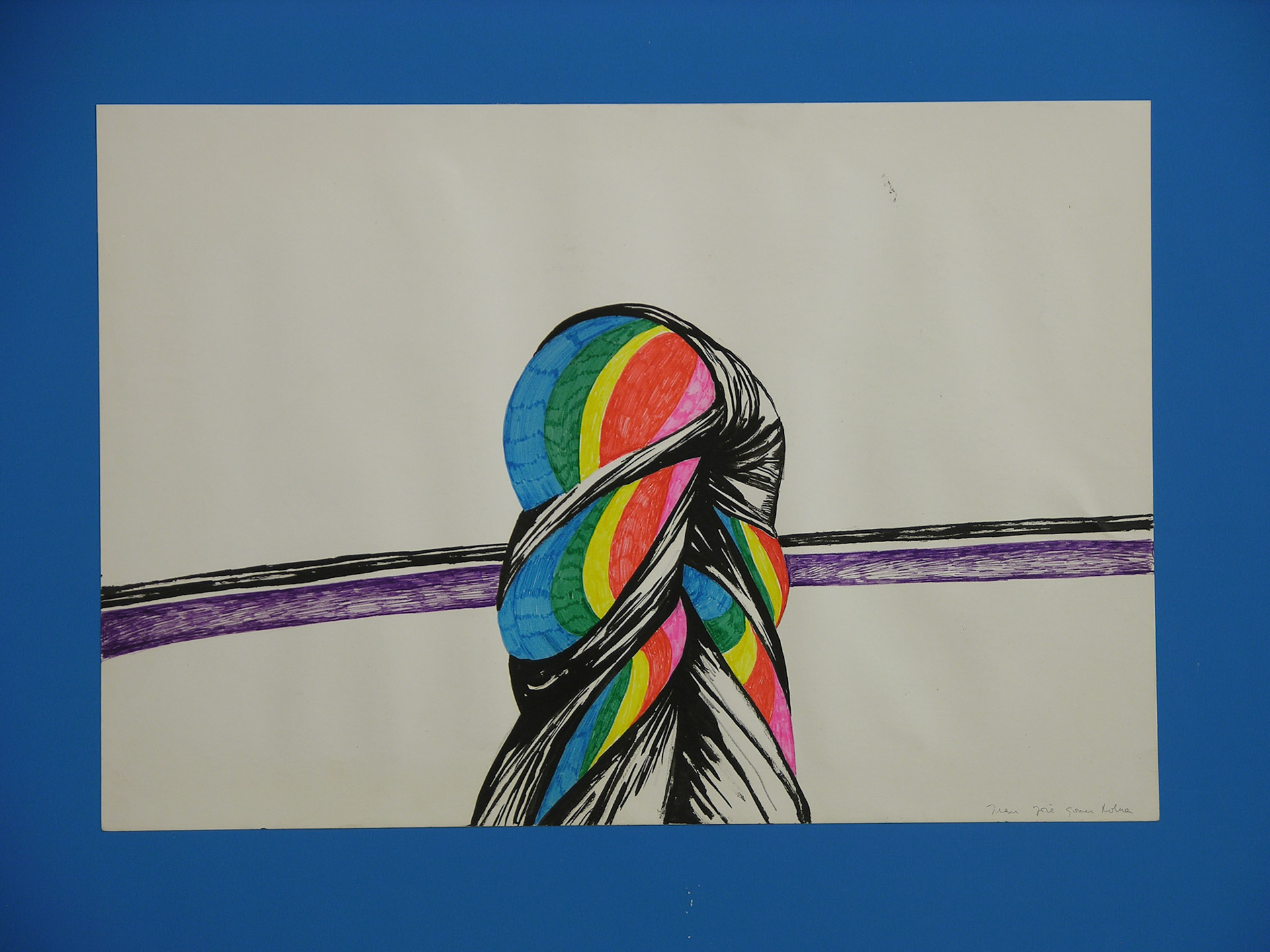 Técnica mixta.- 95,5 x 70cm