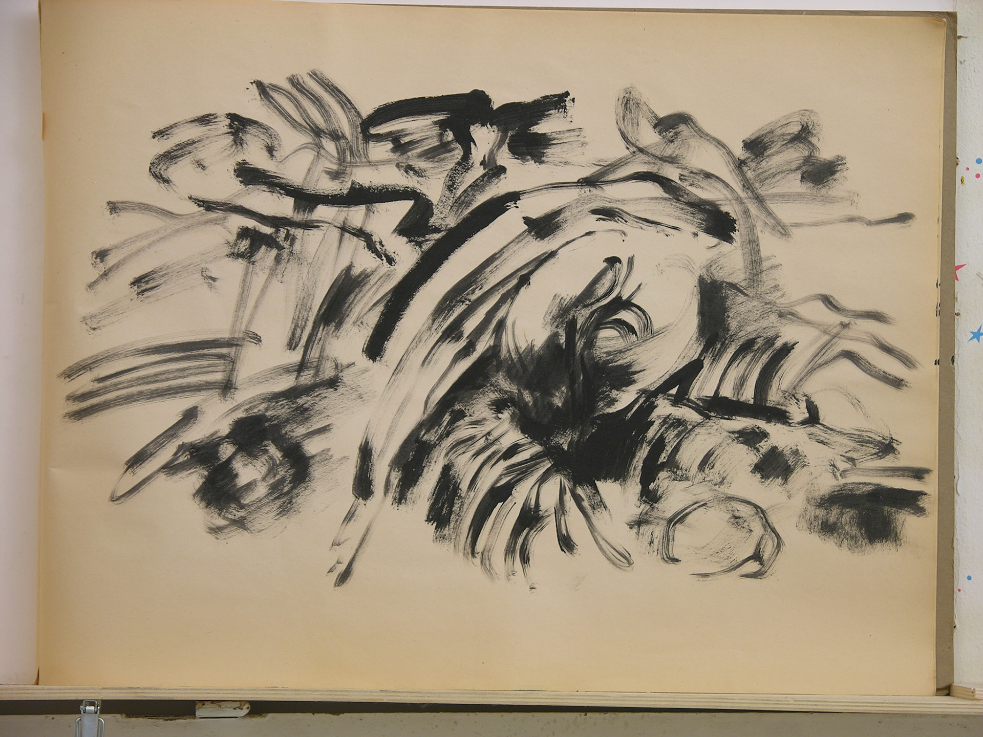 Aguada acrílica.- 46 x 60,5cm