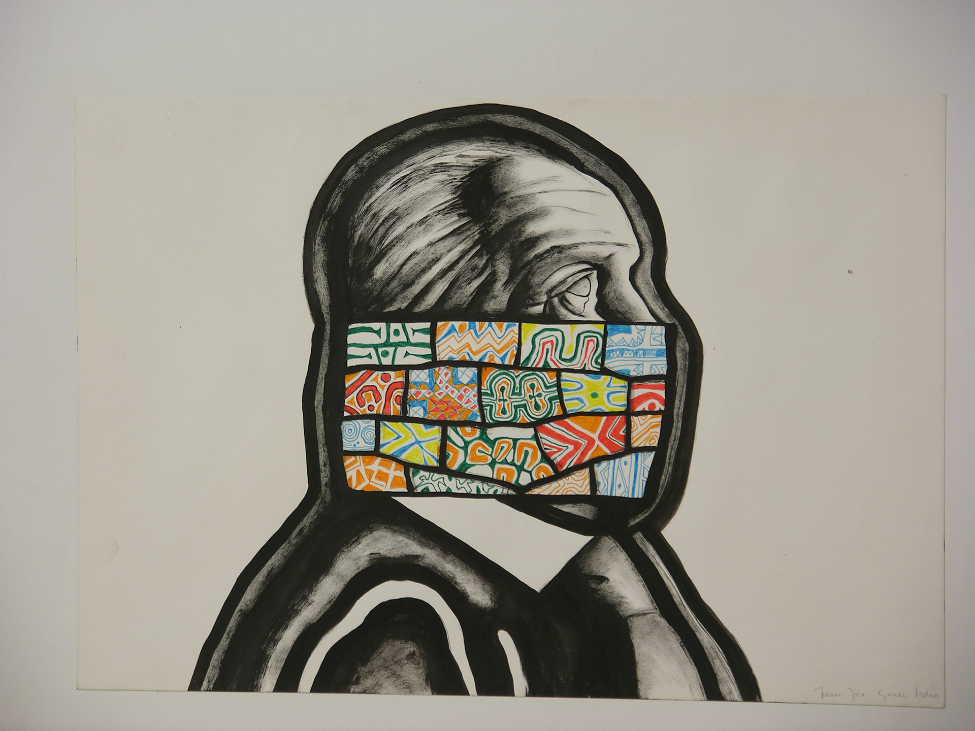 Técnica mixta.- 95,5 x 70cm