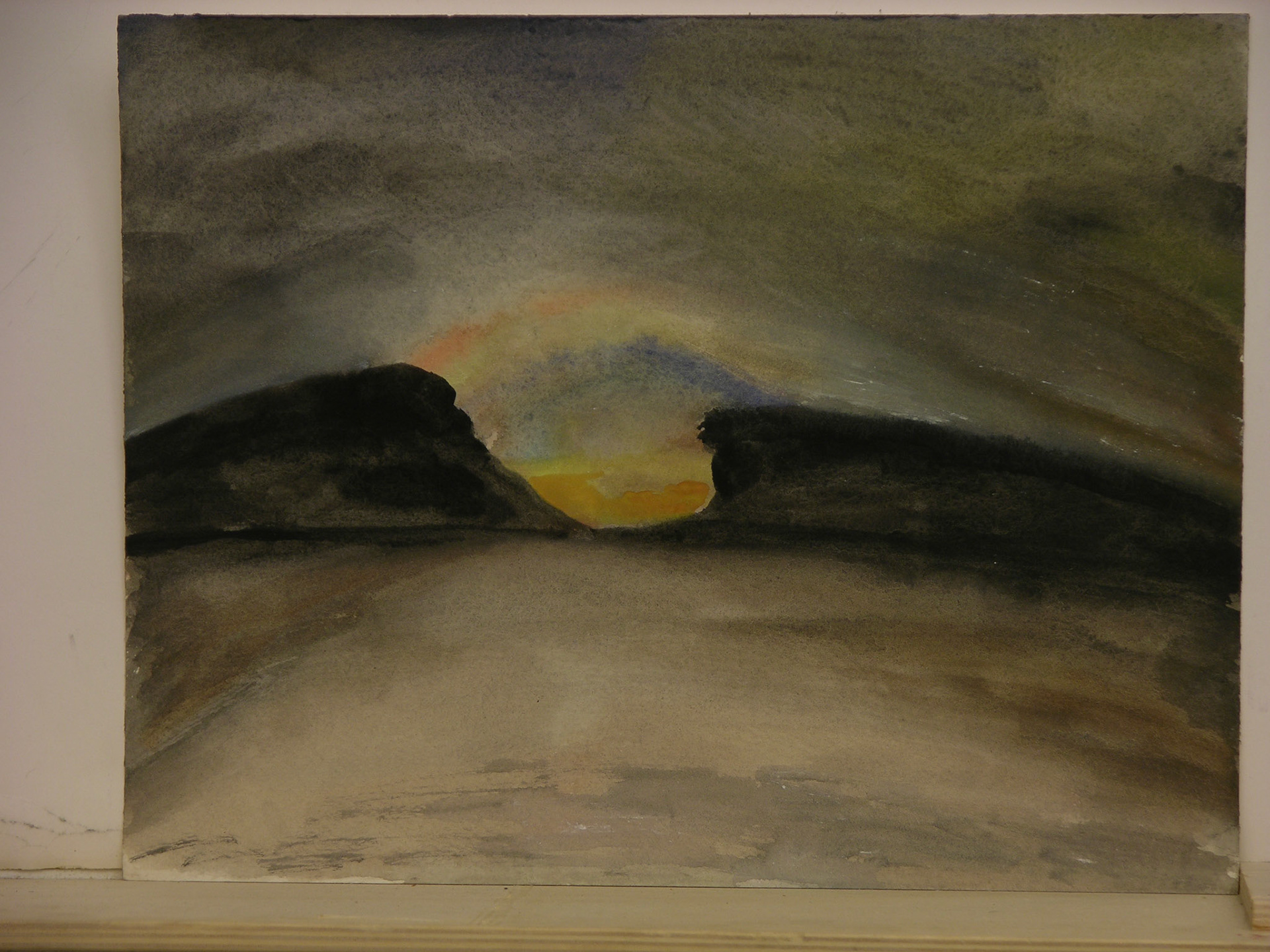 Aguada acrílica/cartulina._25x32cm