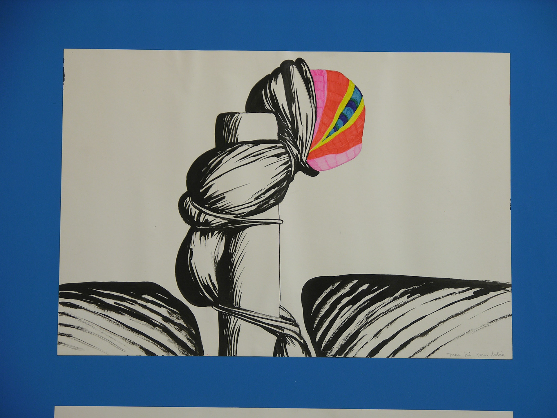 Técnica mixta.- 95,5 x 70cm