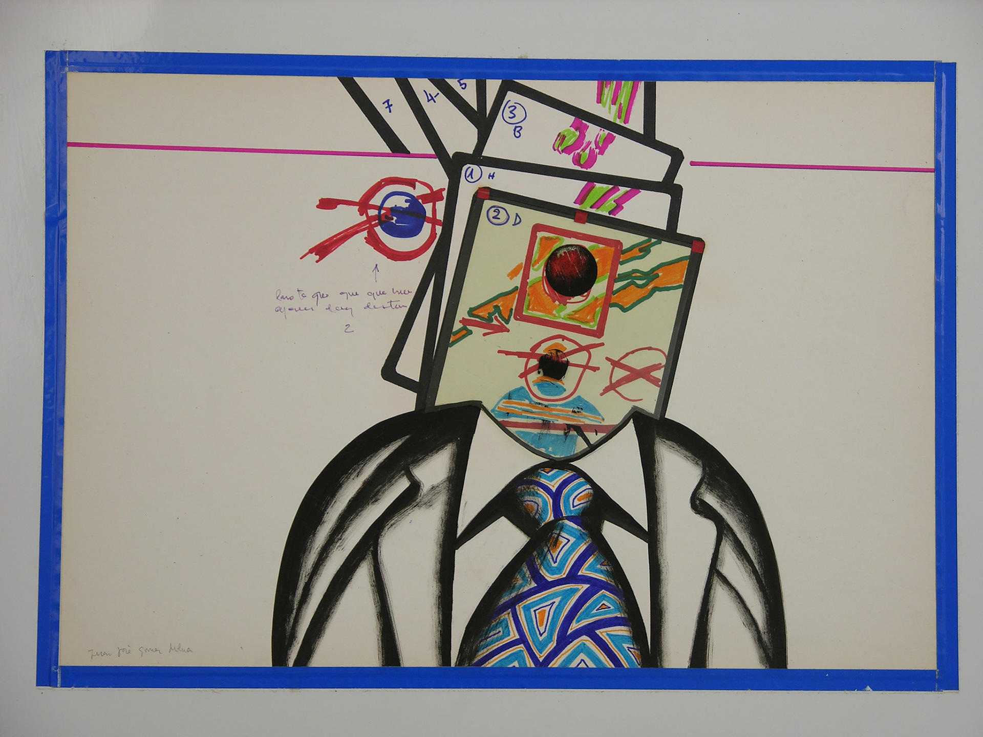 Técnica mixta.- 95,5 x 70cm