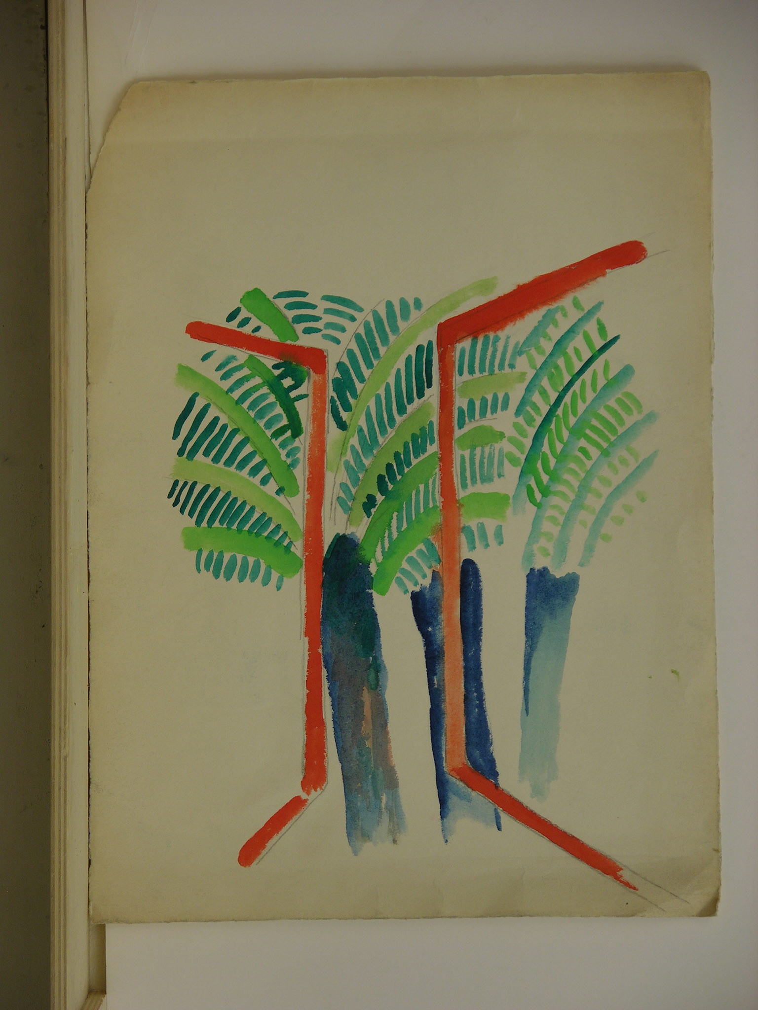 Acuarela/ papel.-38,5x26,5cm