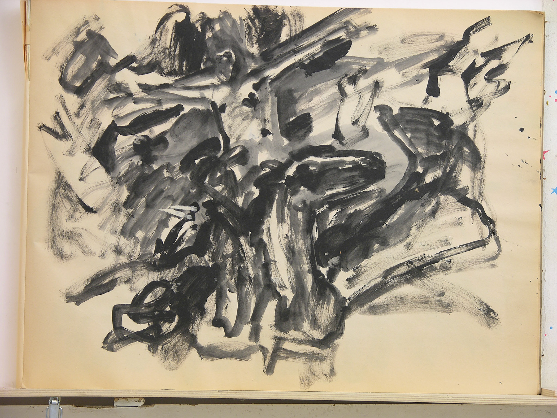 Aguada acrílica.- 46 x 60,5cm