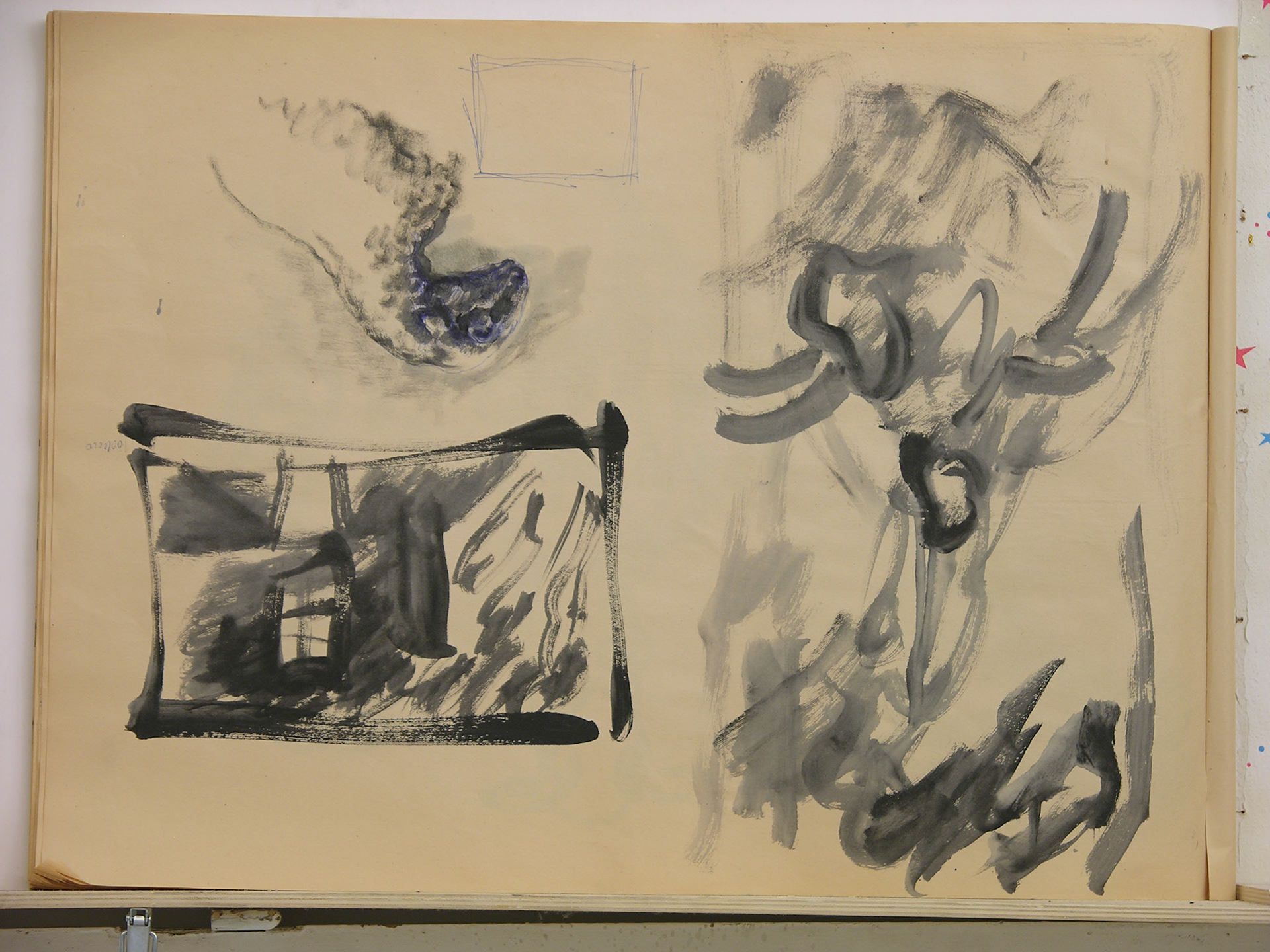 Aguada acrílica.- 46 x 60,5cm