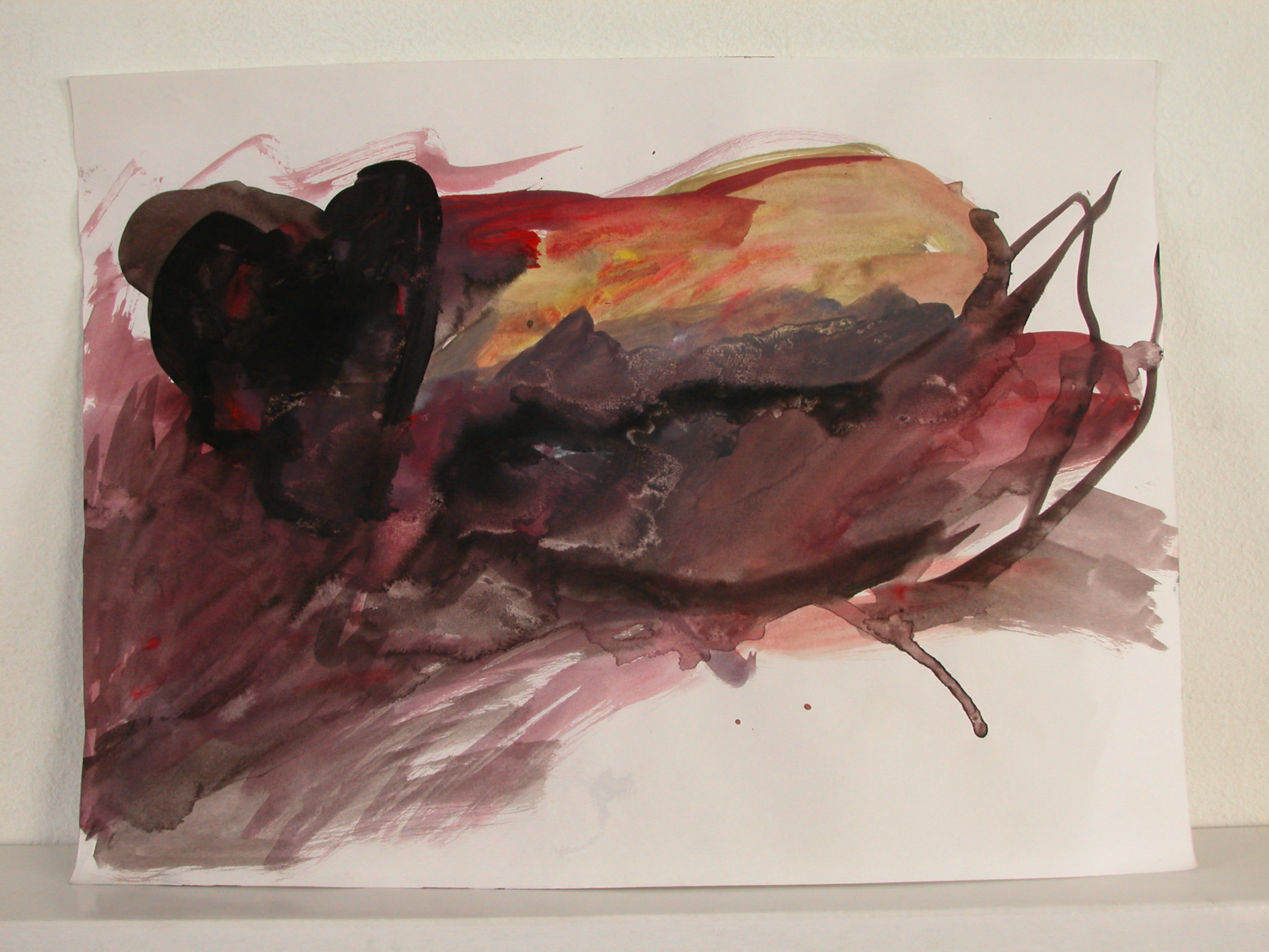 Acuarela/papel.-23,7 x 31,7cm