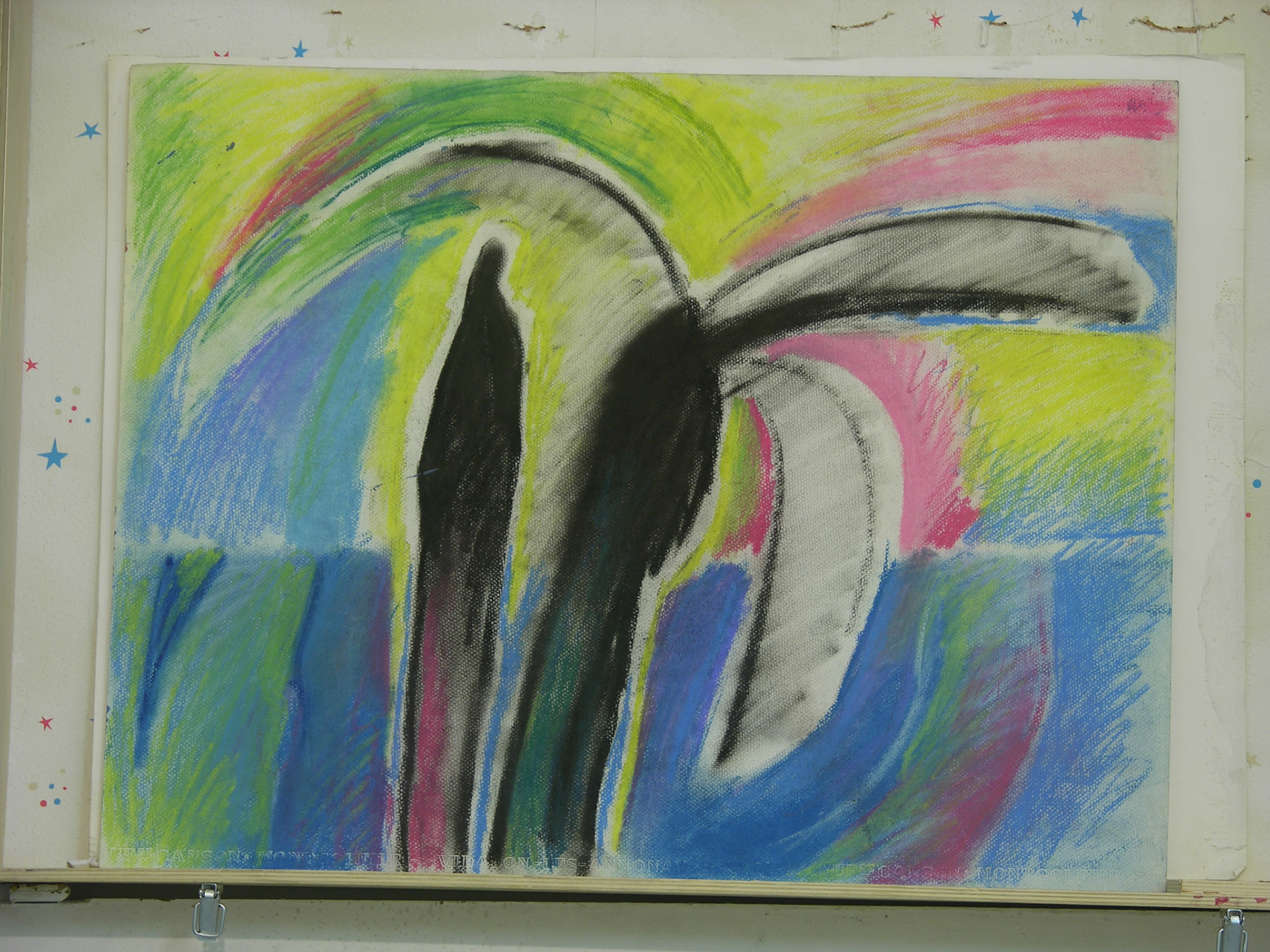 Pastel/papel.-50x65cm