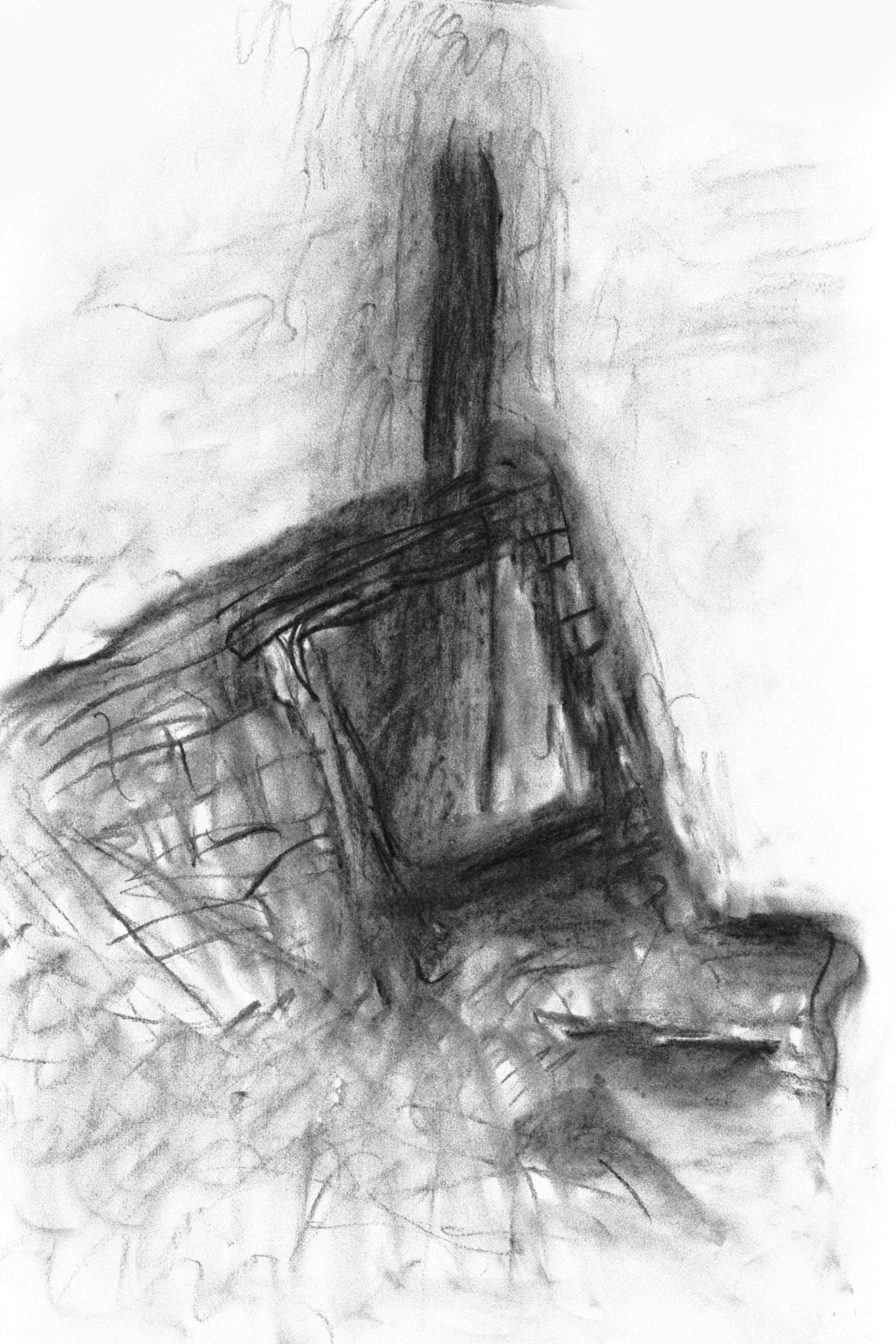 Carboncillo/papel.-63x49,5cm