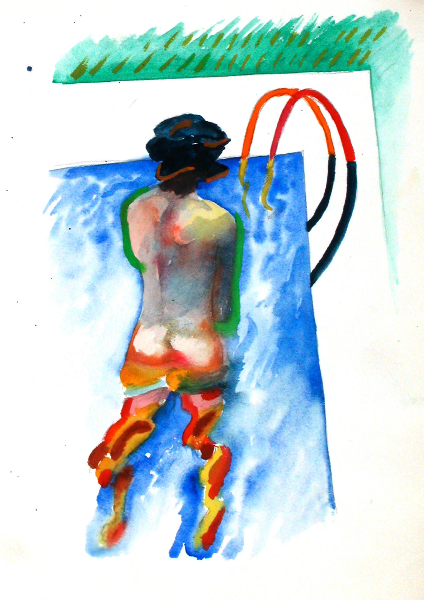 Acuarela/papel._ 38x28,4cm