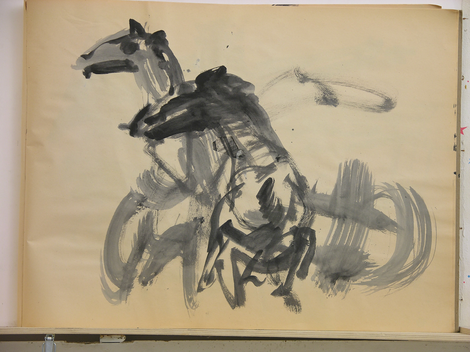 Aguada acrílica.- 46 x 60,5cm