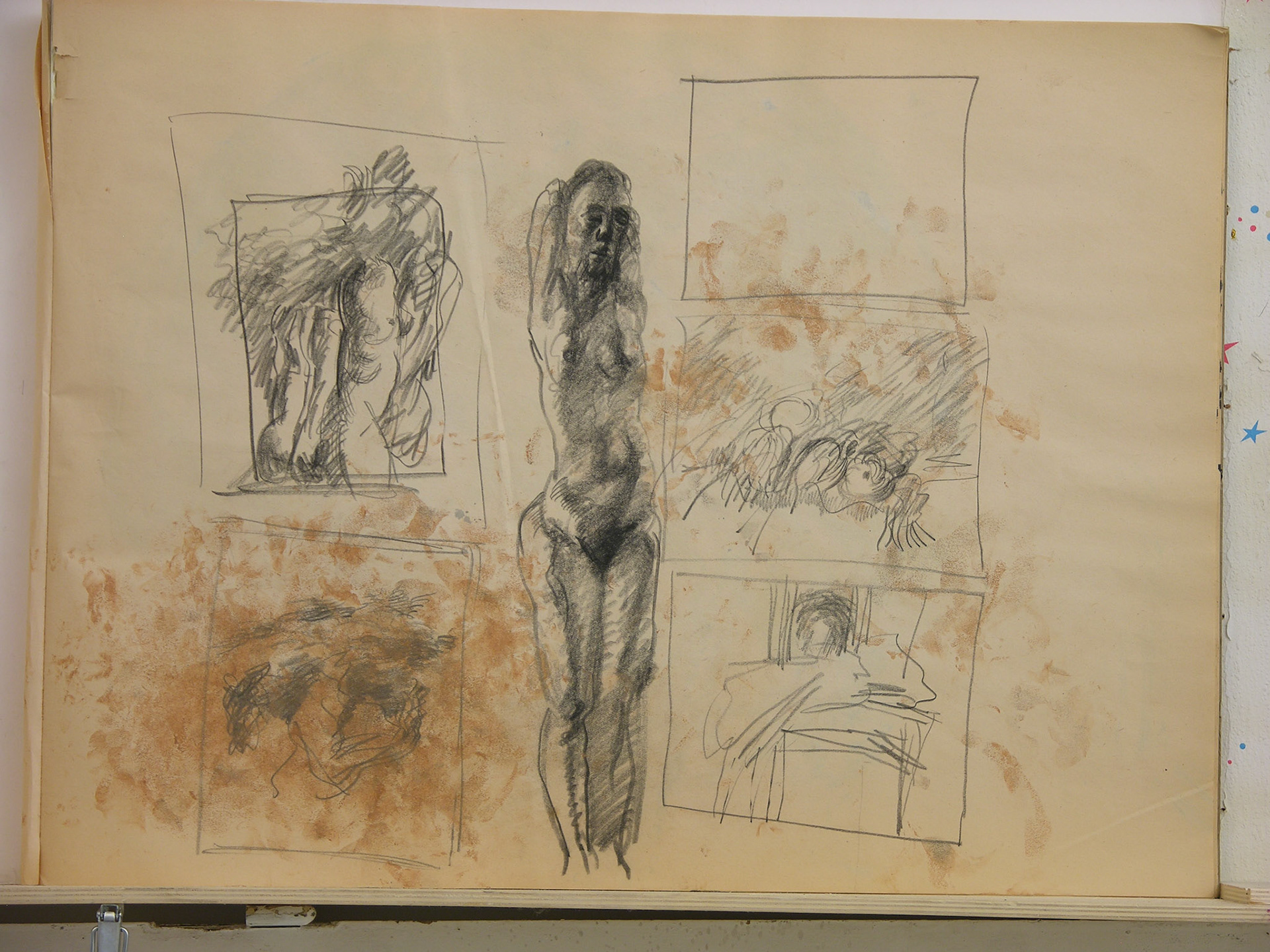 Aguada acrílica.- 46 x 60,5cm