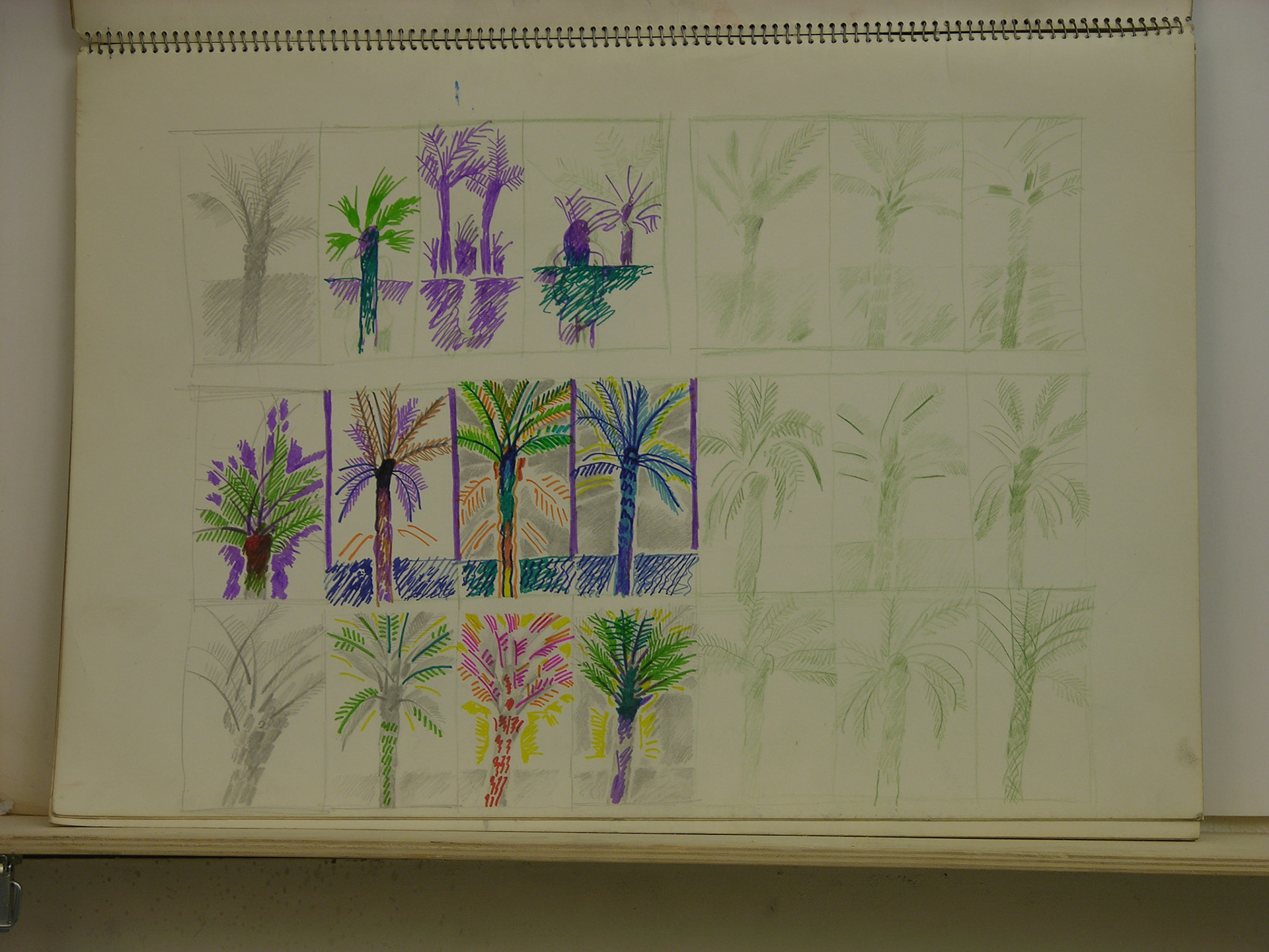 Pastel,lápiz/papel.-33,5x49,4cm