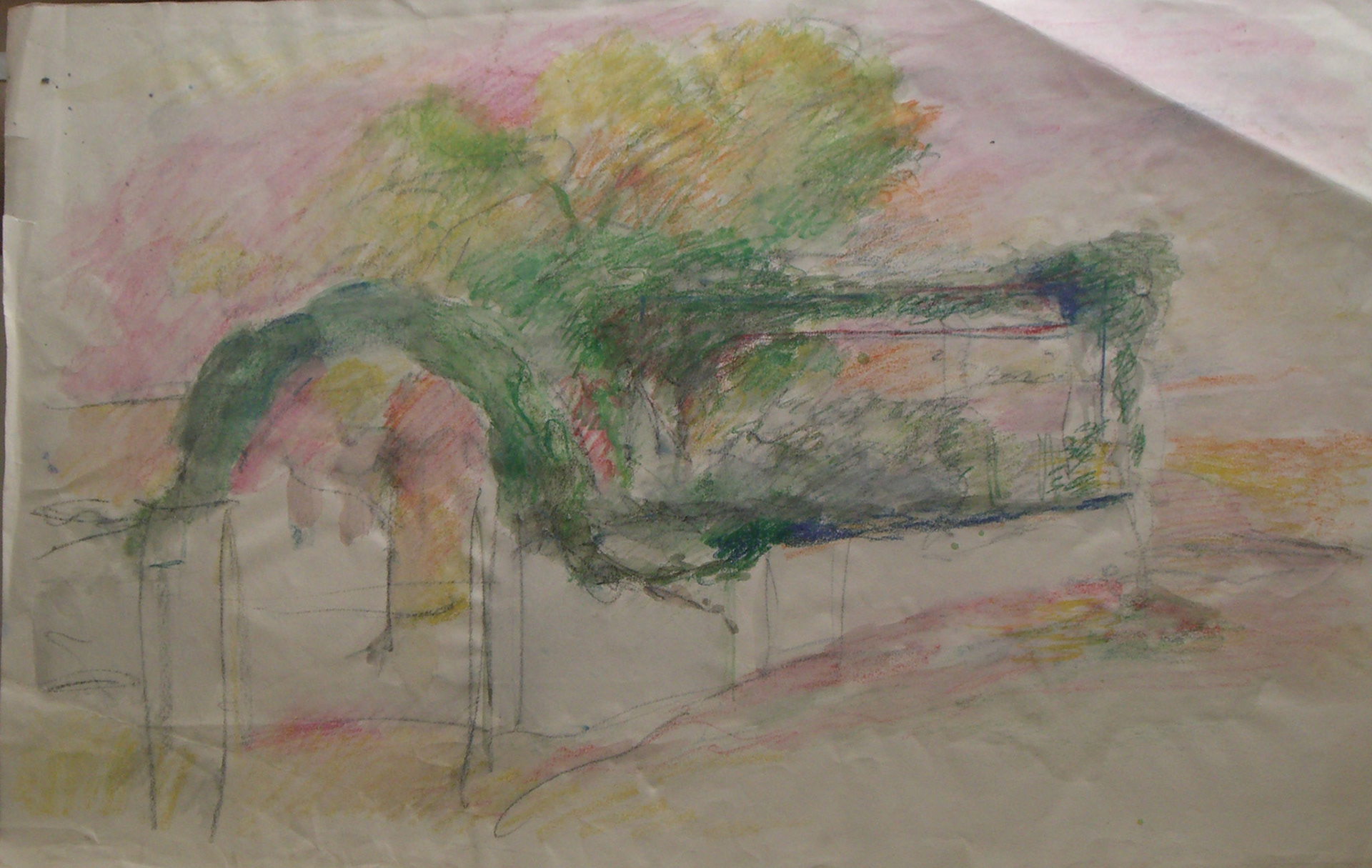 Técnica mixta/papel.-49,6x70cm