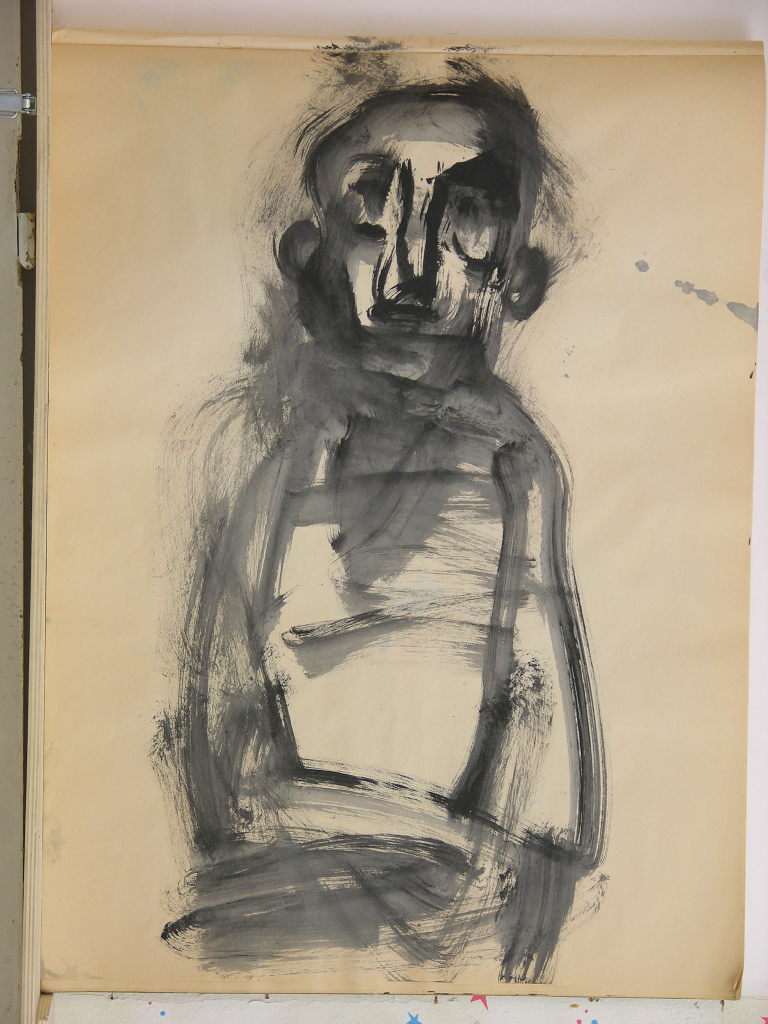 Aguada acrílica.- 60,5 x 46 cm