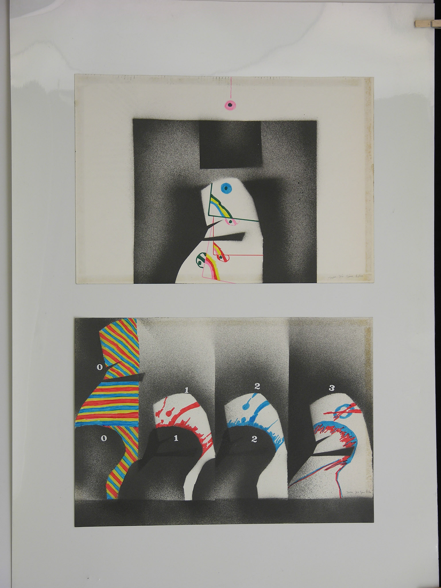 Técnica mixta.- 95,5 x 70cm