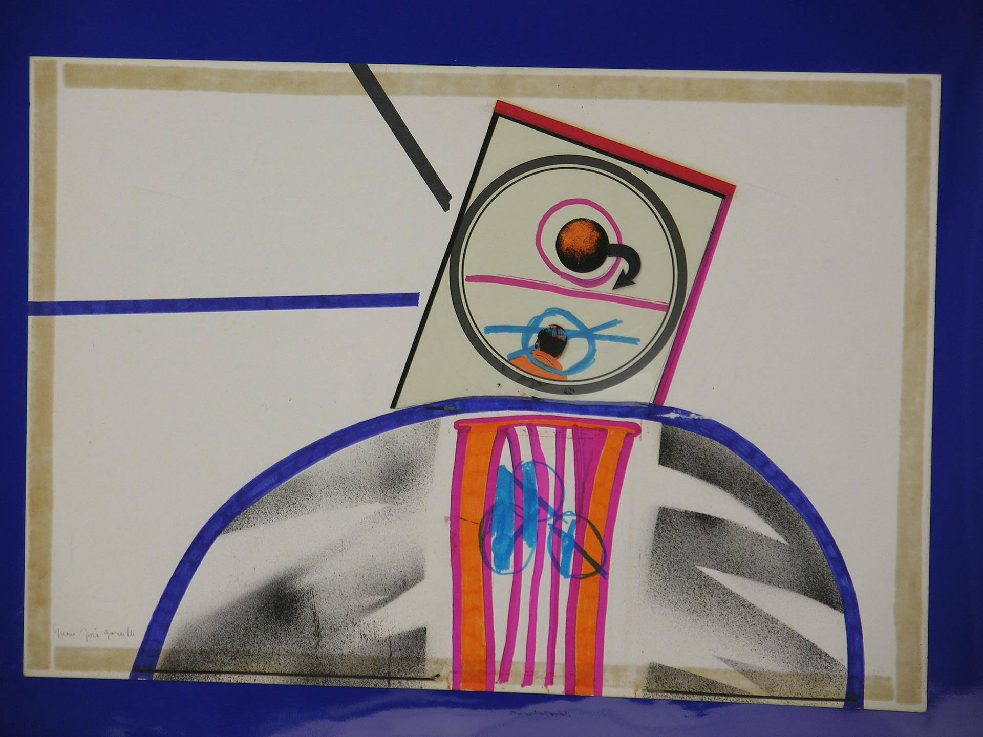 Técnica mixta.- 95,5 x 70cm