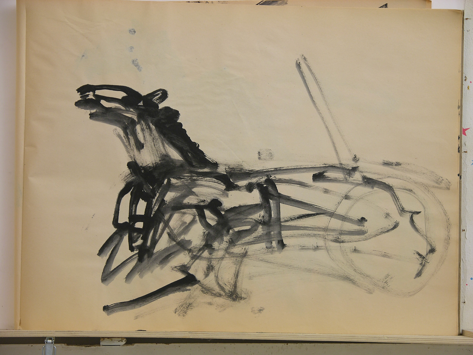 Aguada acrílica.- 46 x 60,5cm