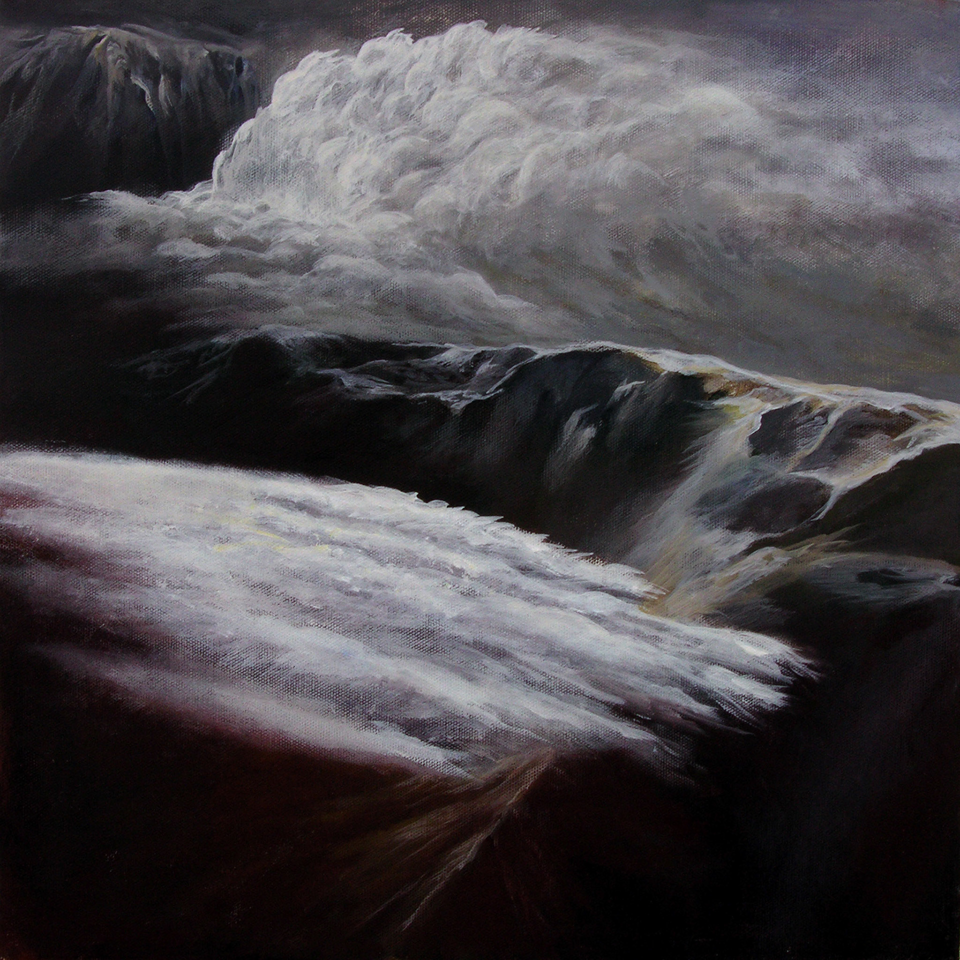 Acrílico/ lienzo._40 x 40 cm