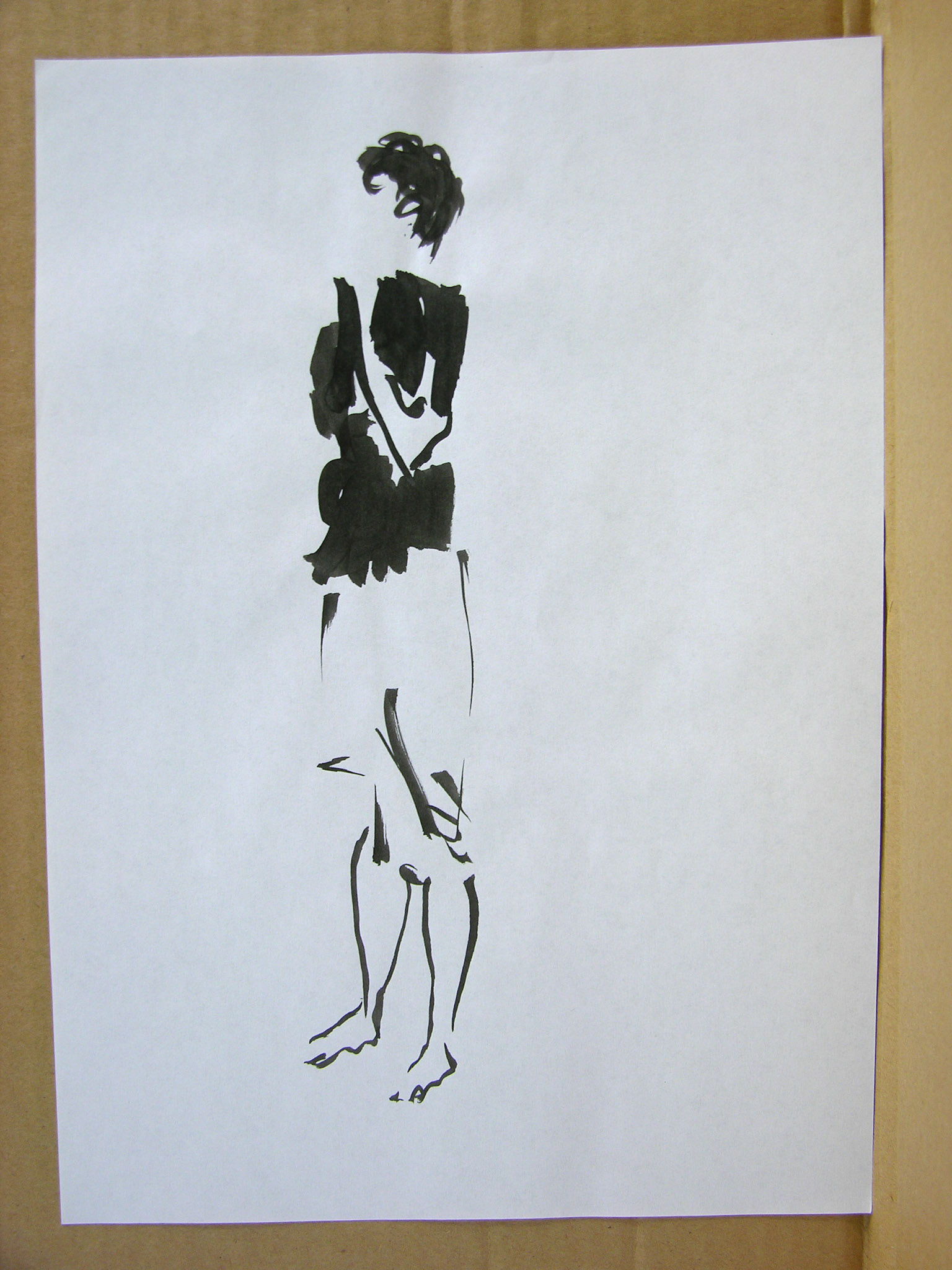 Tinta china/ papel.- 21x29,6cm