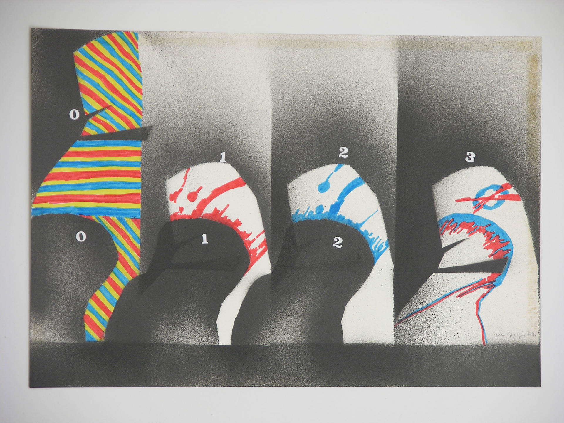 Técnica mixta.- 95,5 x 70cm