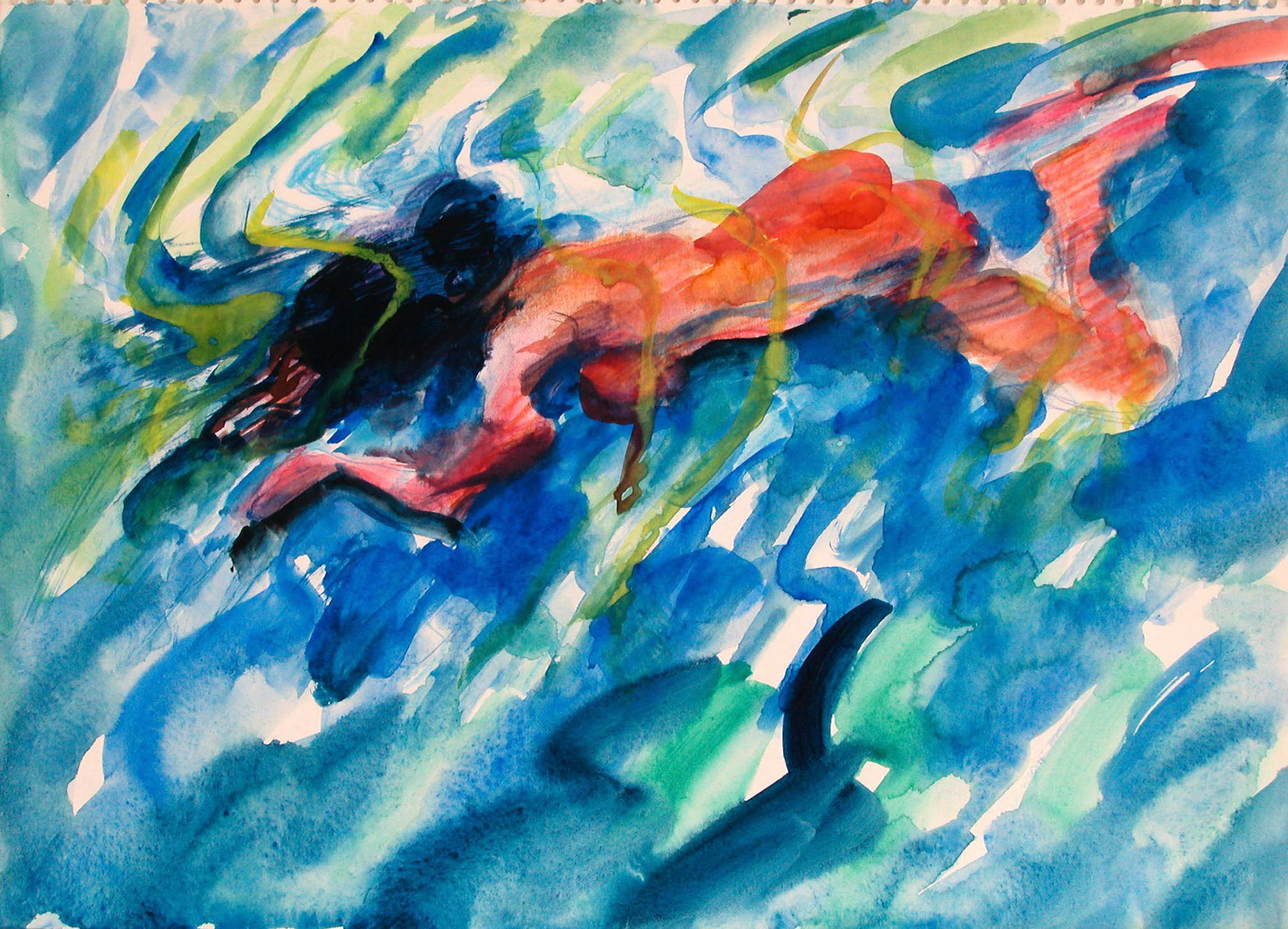 Acuarela/papel._ 24x34,5cm