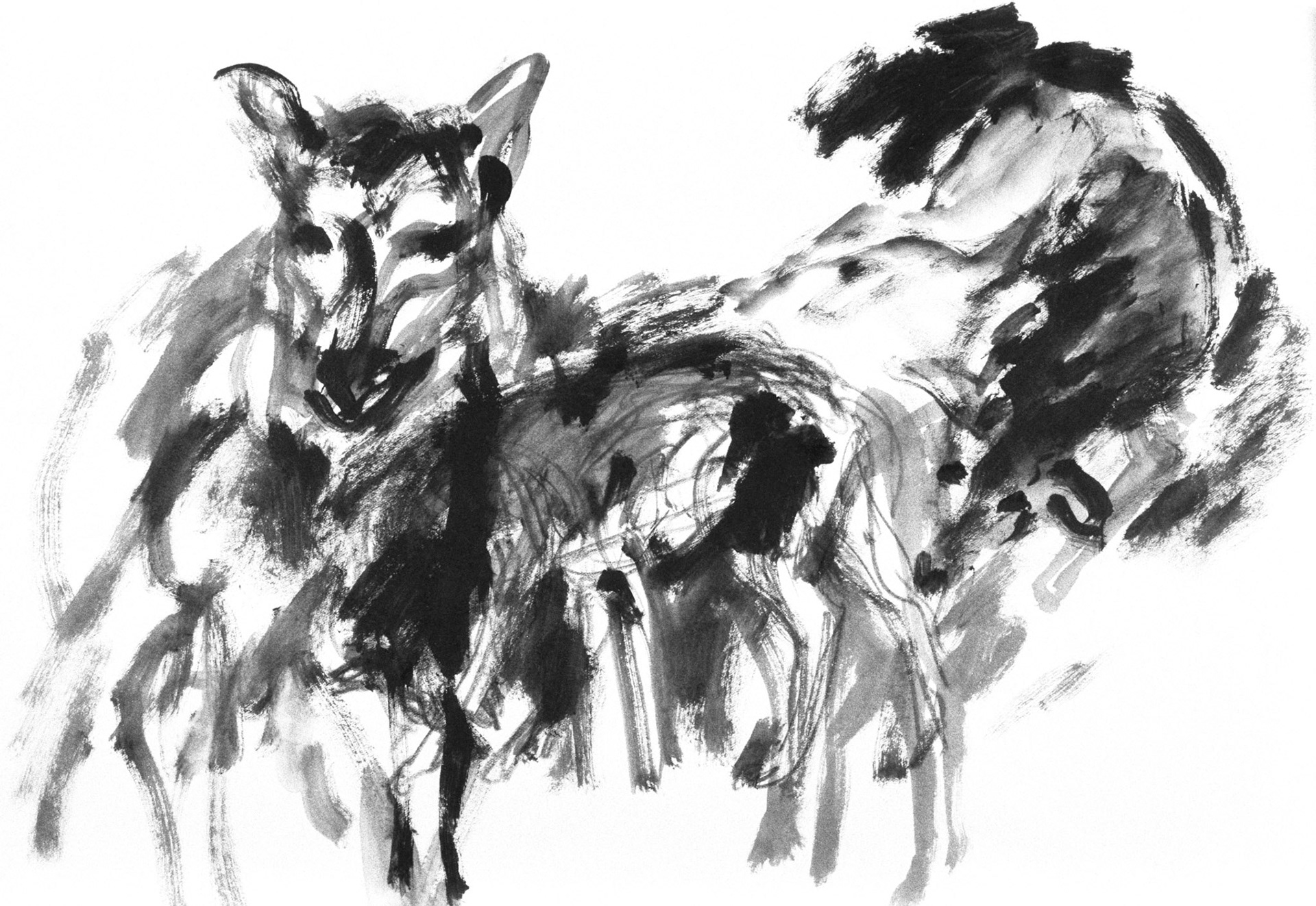 Acrílico/papel amarillo.- 60,5x45,5cm