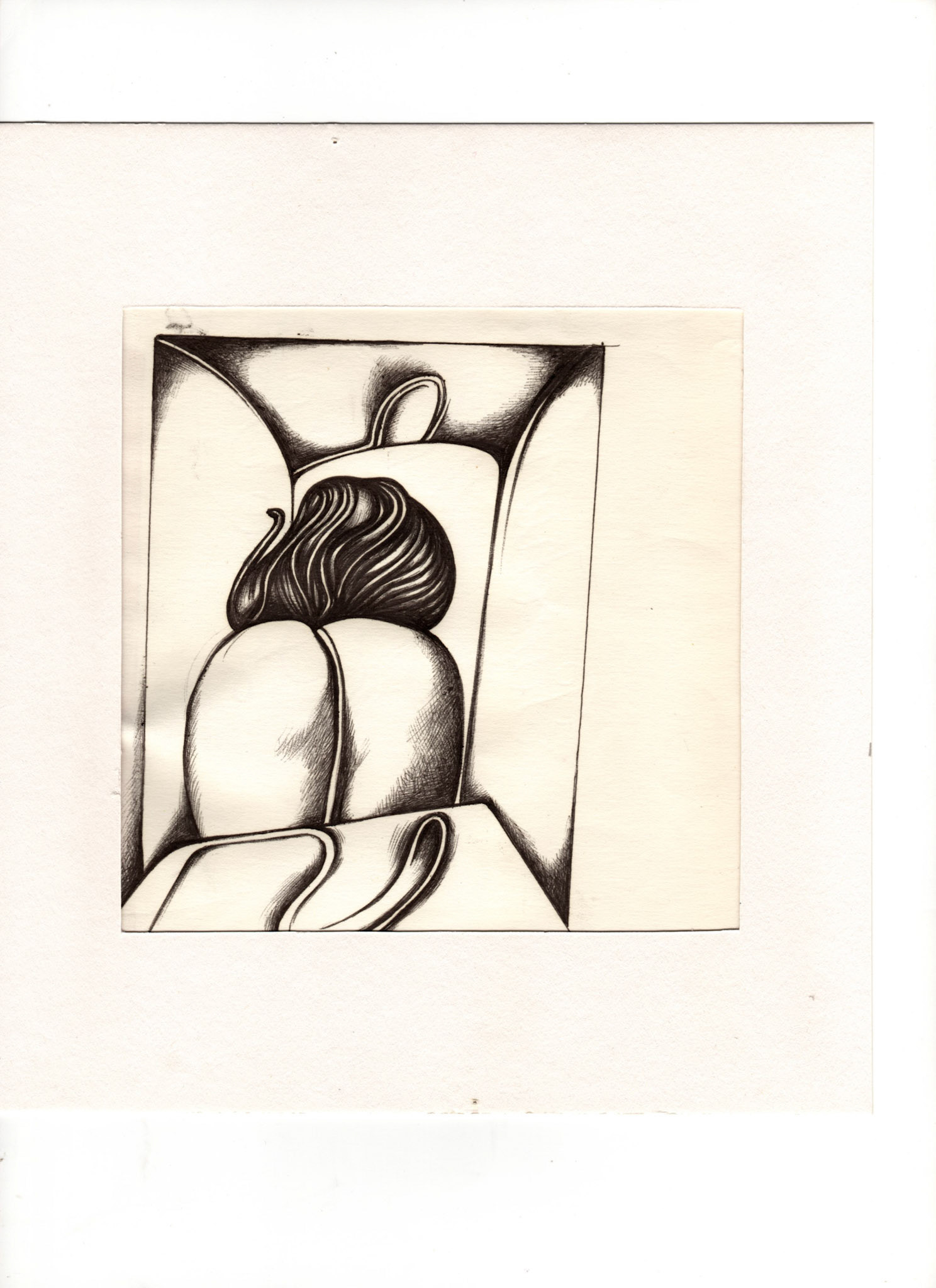 boligrafo/papel._ 14,3 x 14,3 cm