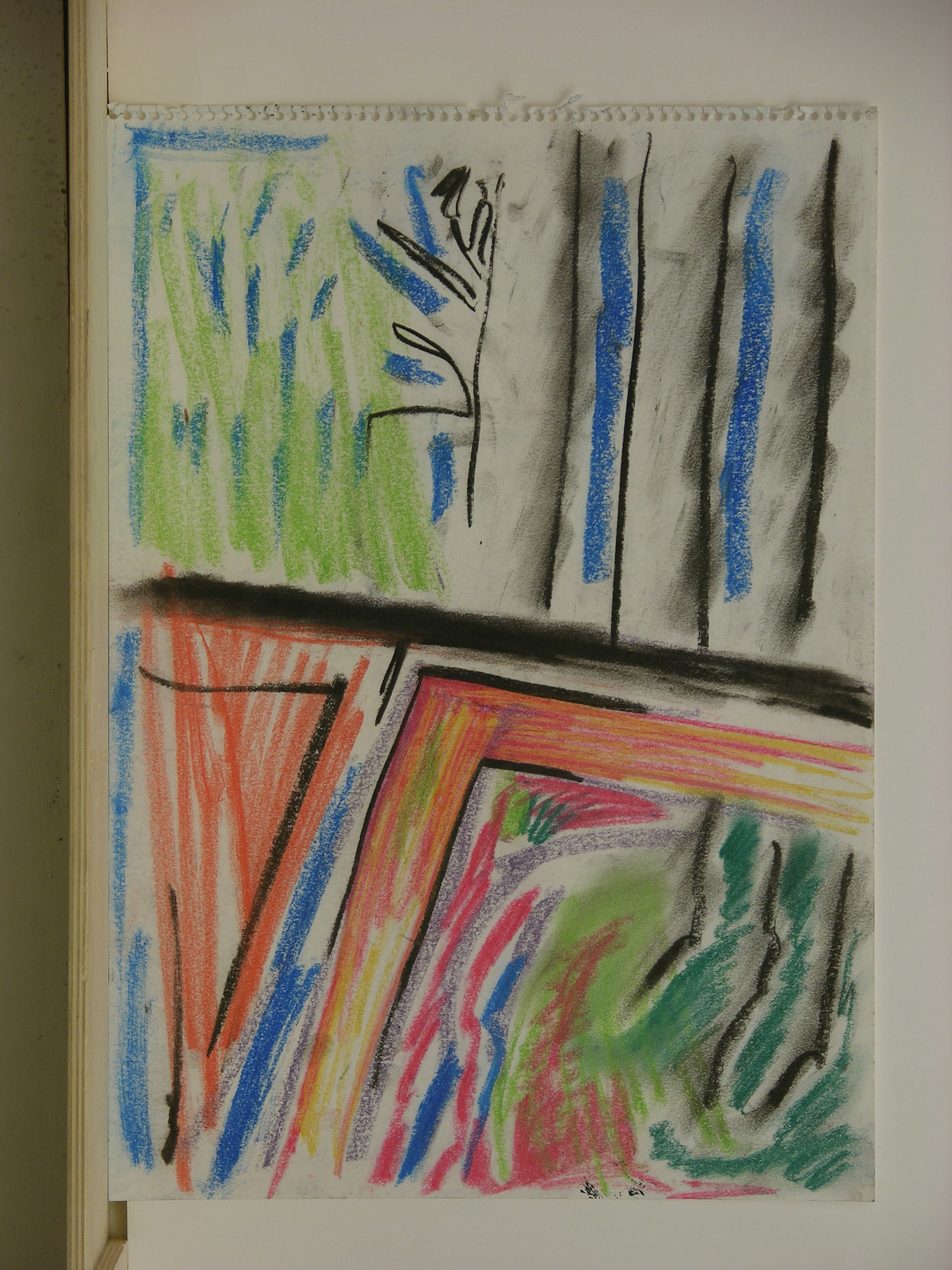 pastel/papel.-45,9x32,2cm