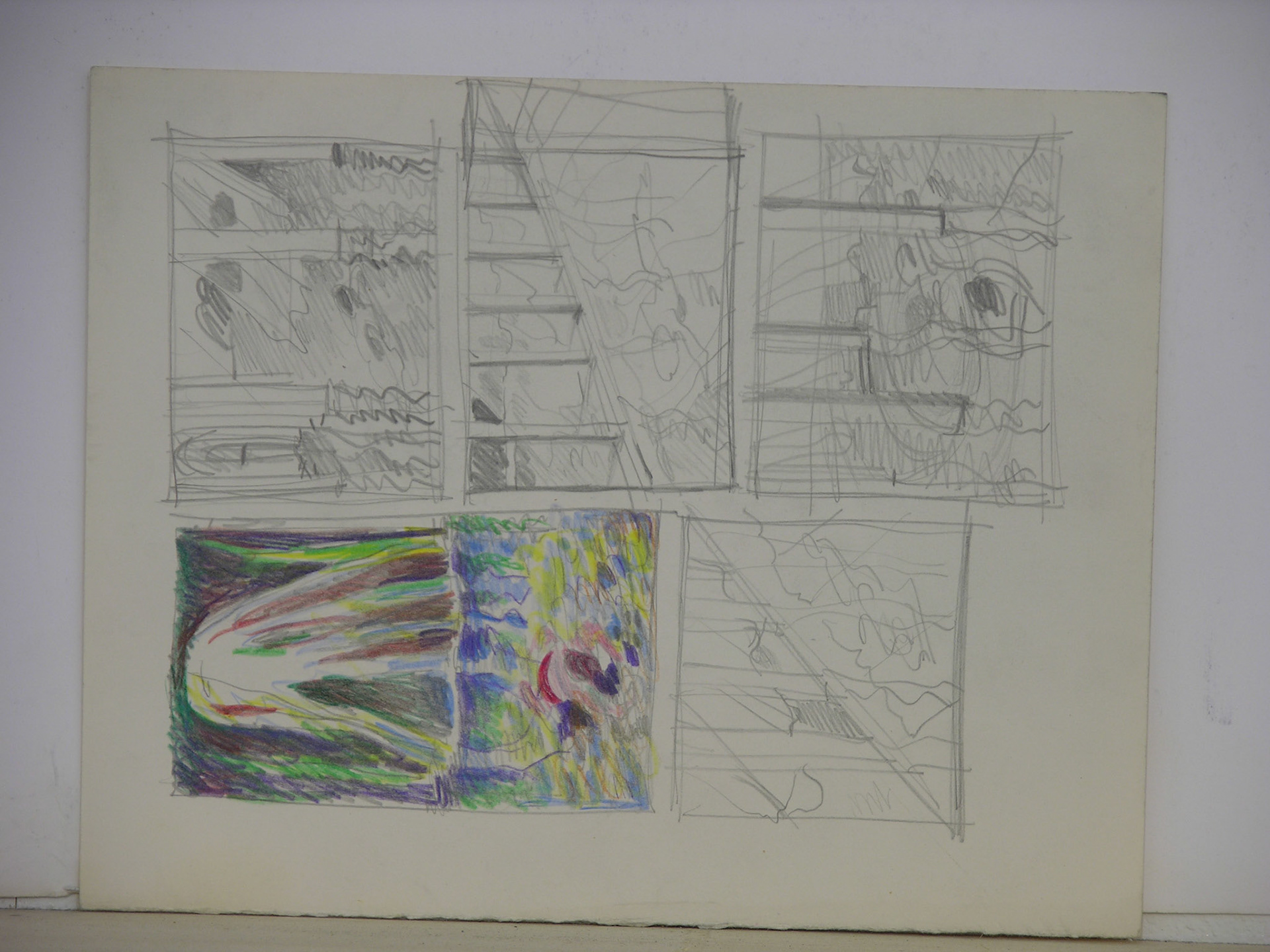 Lápiz color/papel.-24x19cm