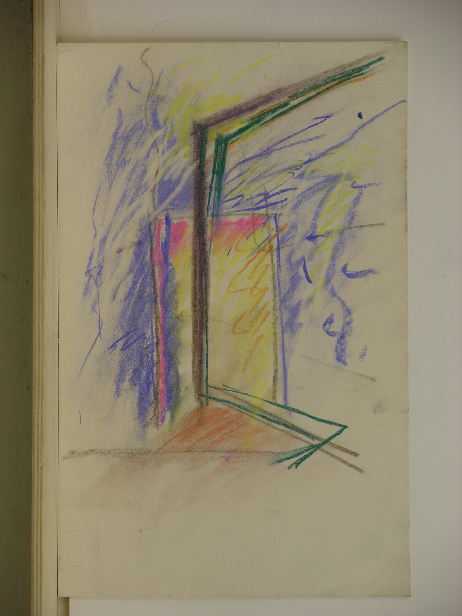 Pastel/papel.- 37,8x24cm