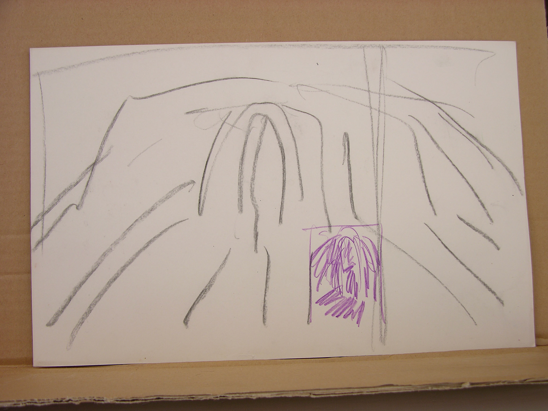 Barra conté/papel .- 24x37,7cm