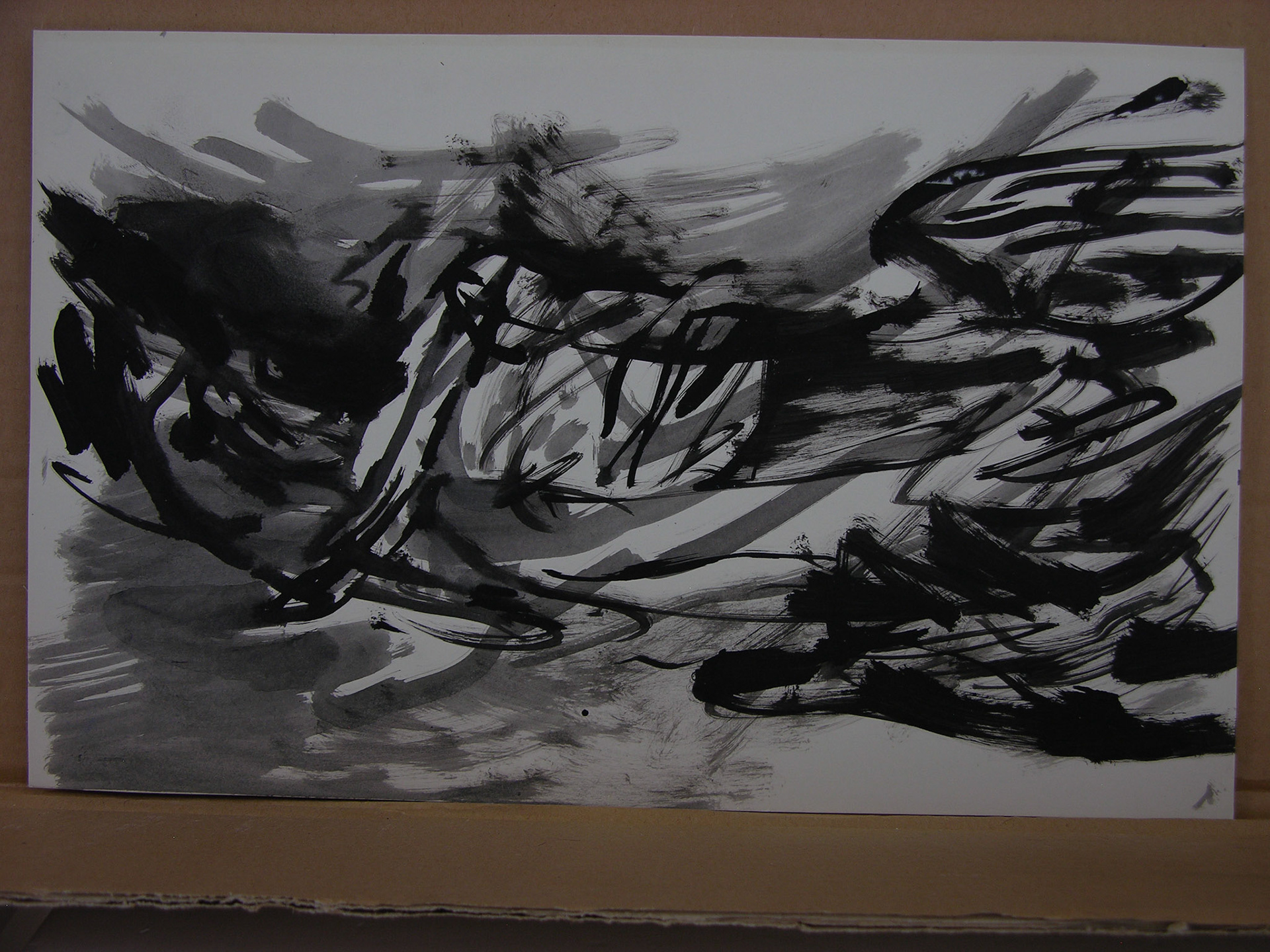 Tinta china/papel .- 24x37,7cm