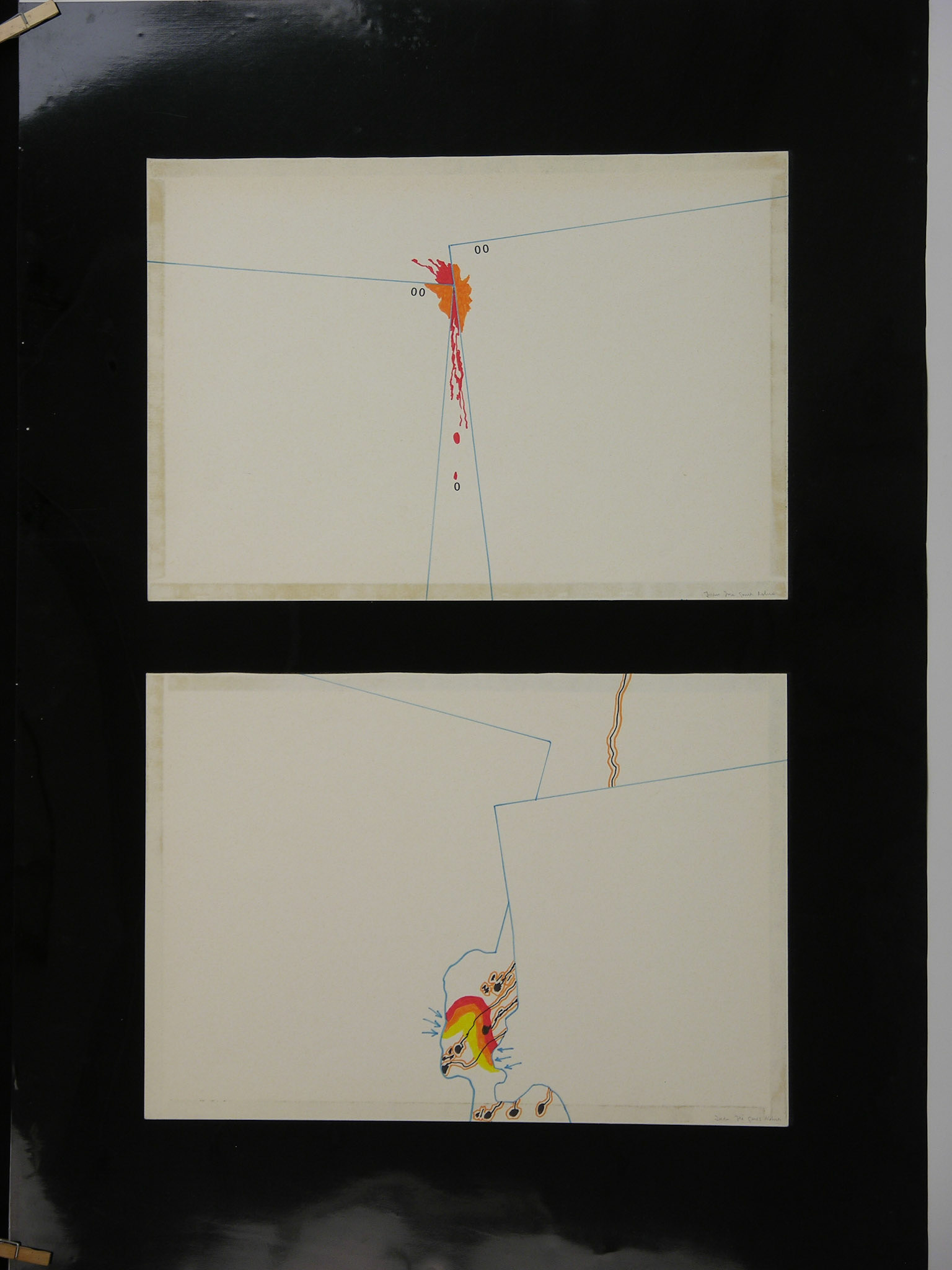 Técnica mixta.- 95,5 x 70cm