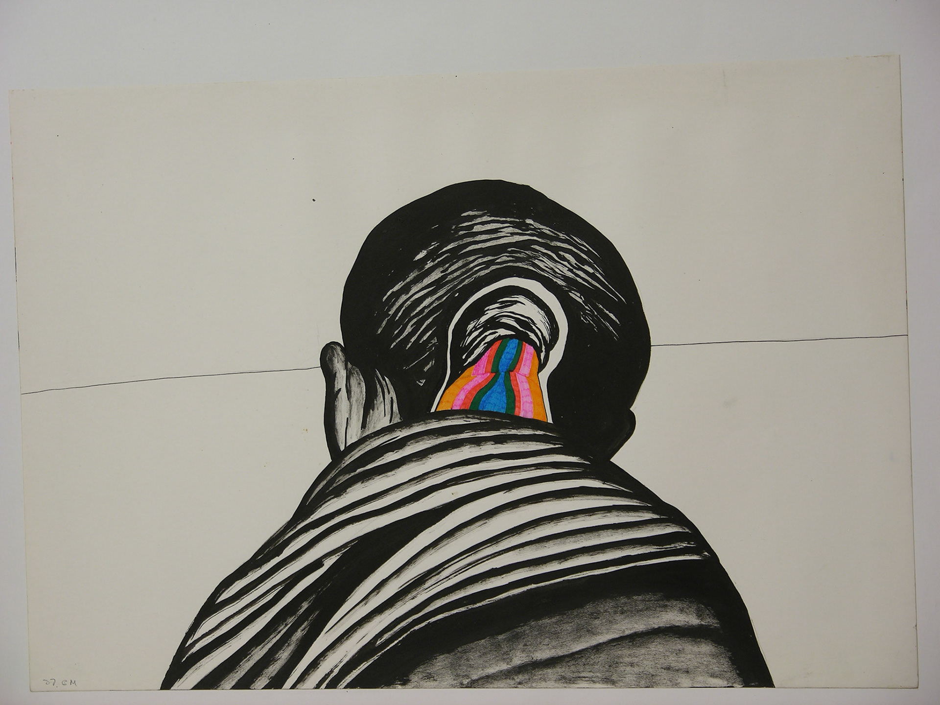 Técnica mixta.- 95,5 x 70cm