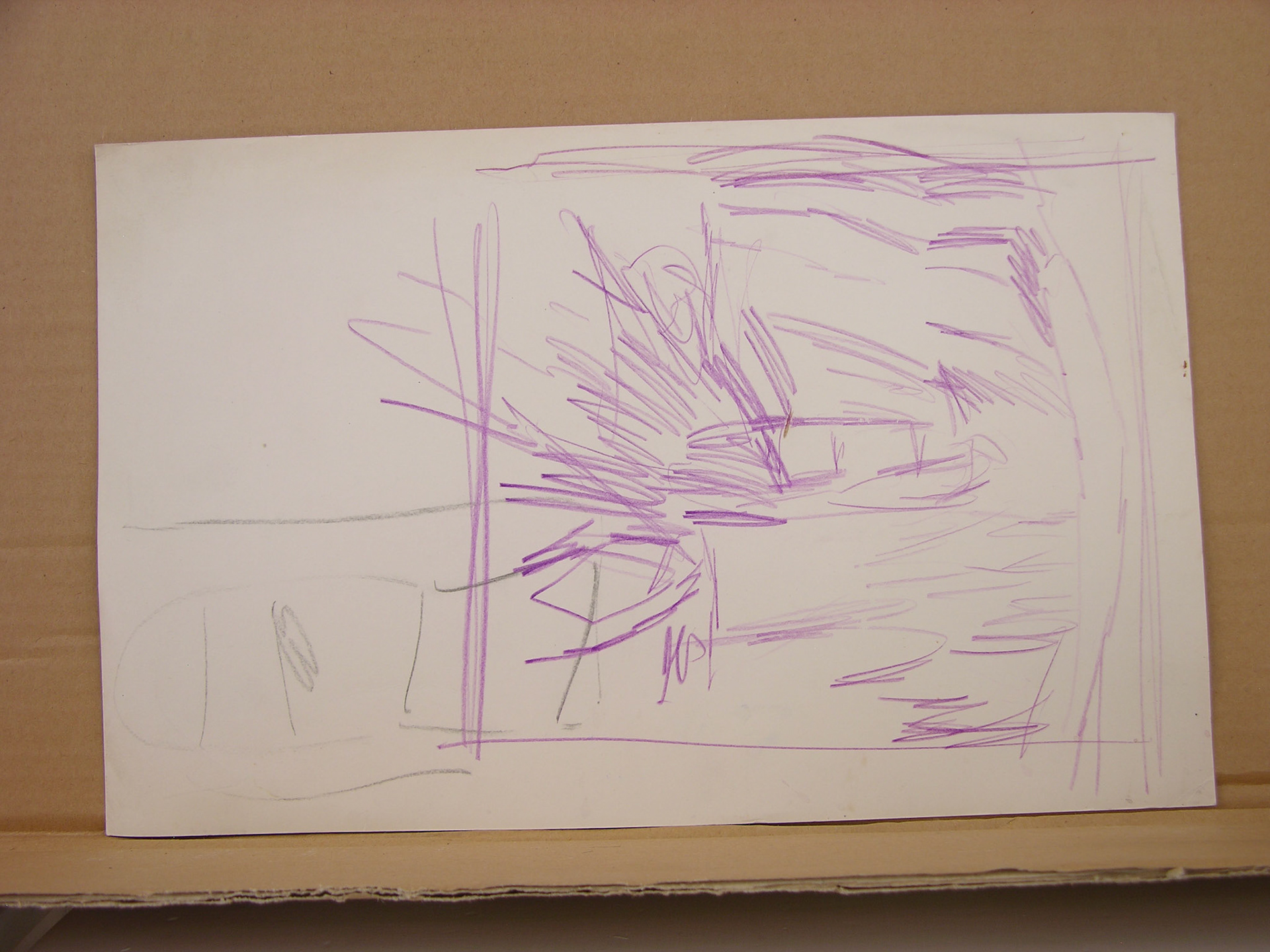 Barra conté/papel .- 24x37,7cm