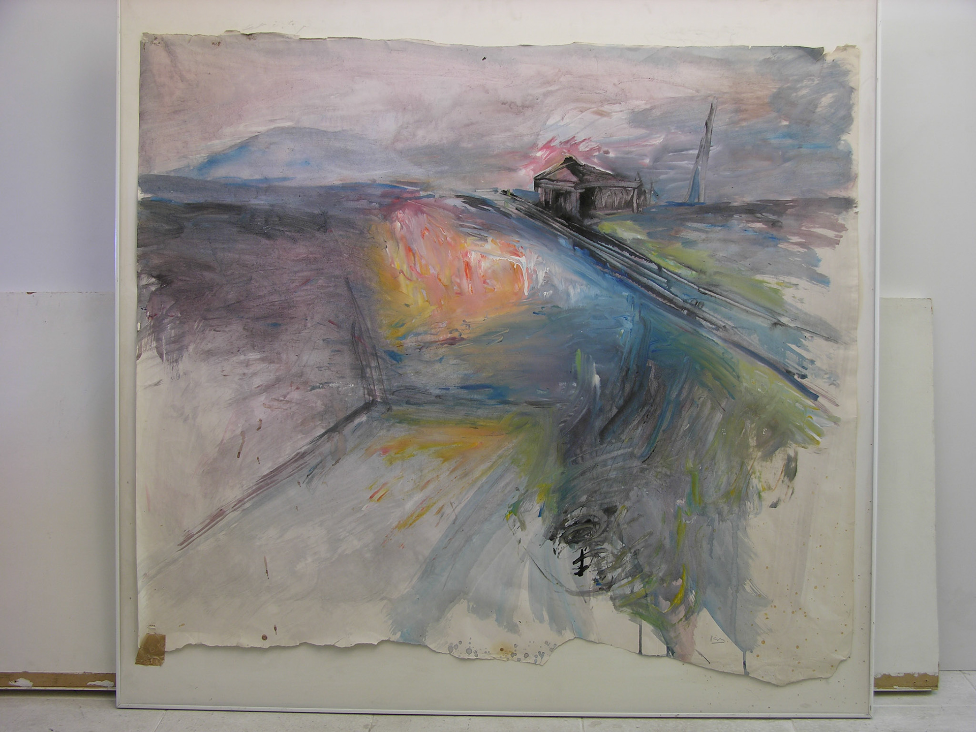 Aguada/papel.- 90x104cm