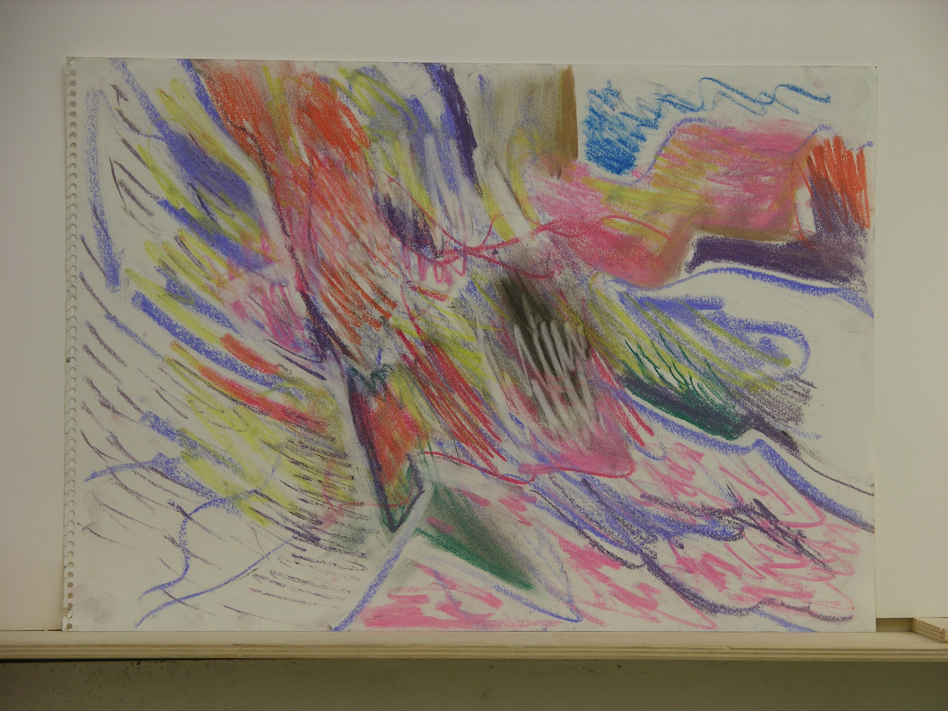 pastel/papel.-45,9x32,2cm