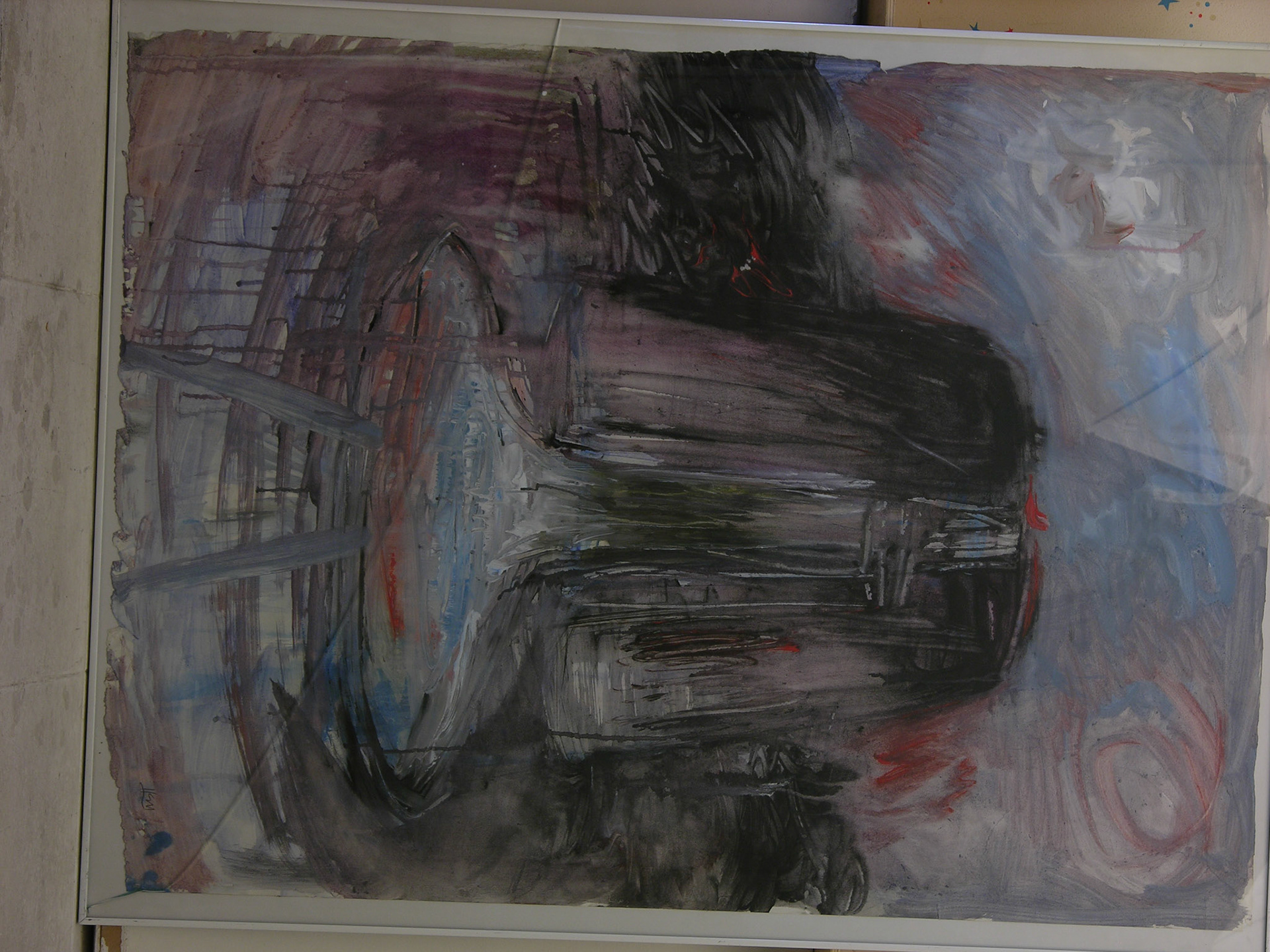 Aguada /papel._94,5x70cm