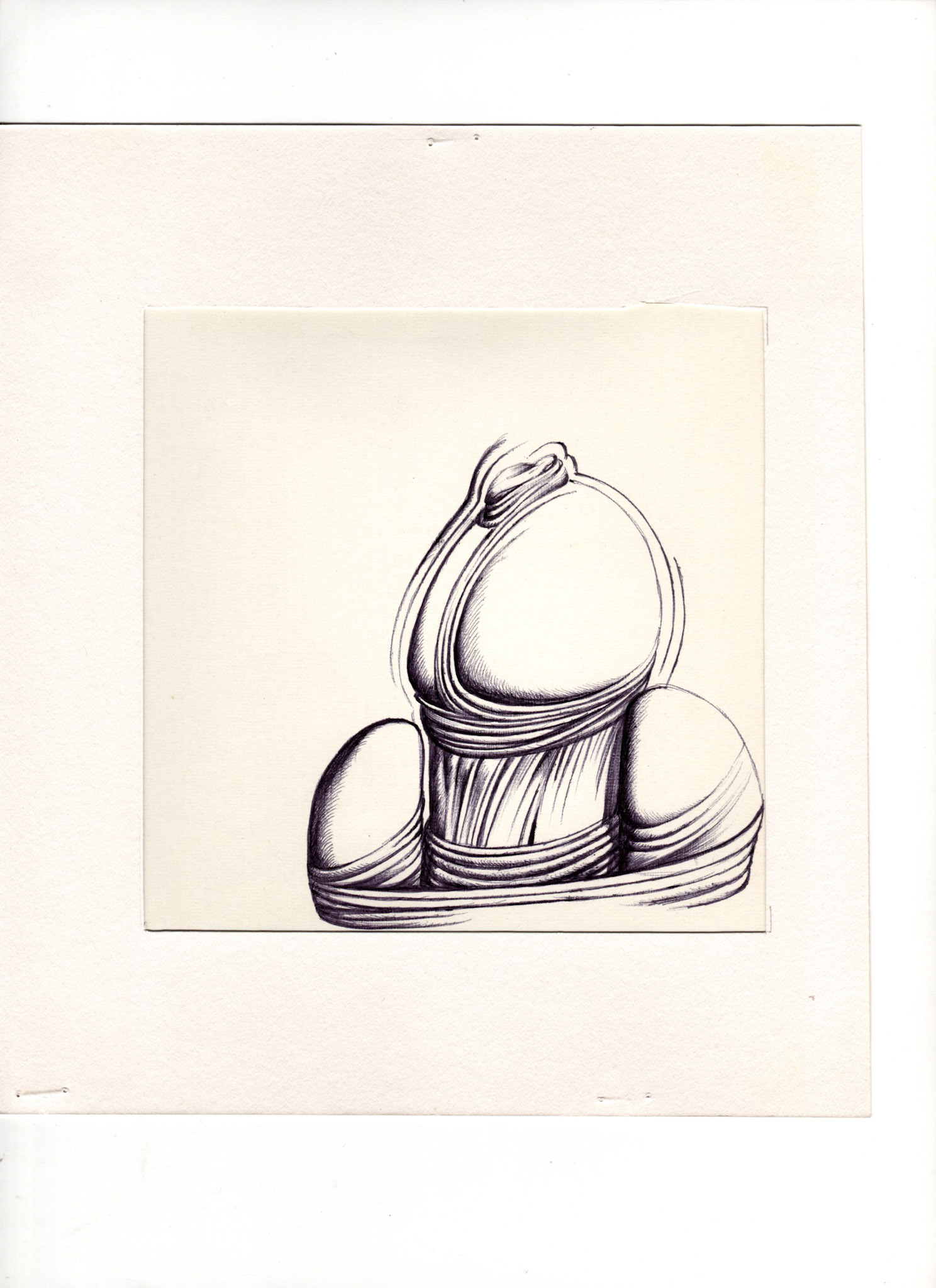 boligrafo/papel._ 14,3 x 14,3 cm