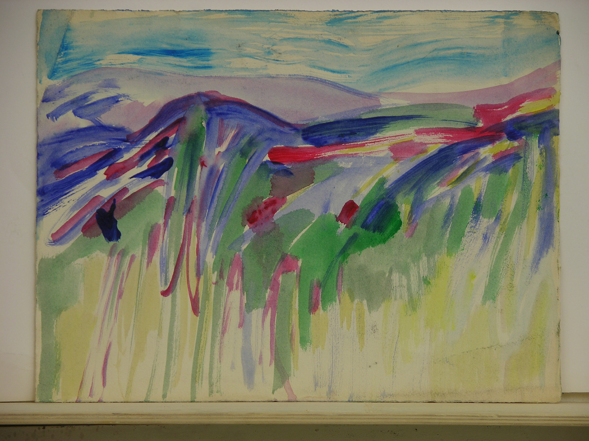 Acuarela/papel .-- 28,5x38,3cm