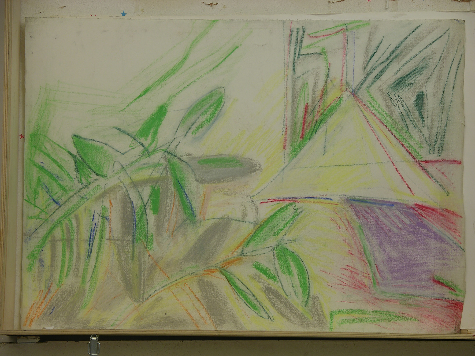 Pastel/papel.-50x70,5cm