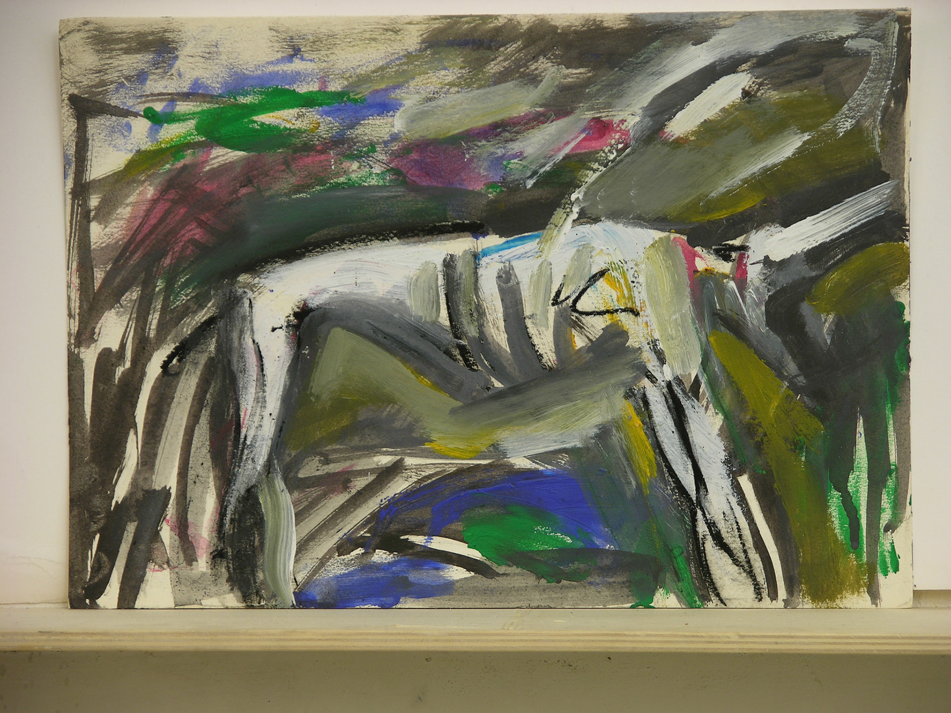 Acrílico/papel.-24x34cm